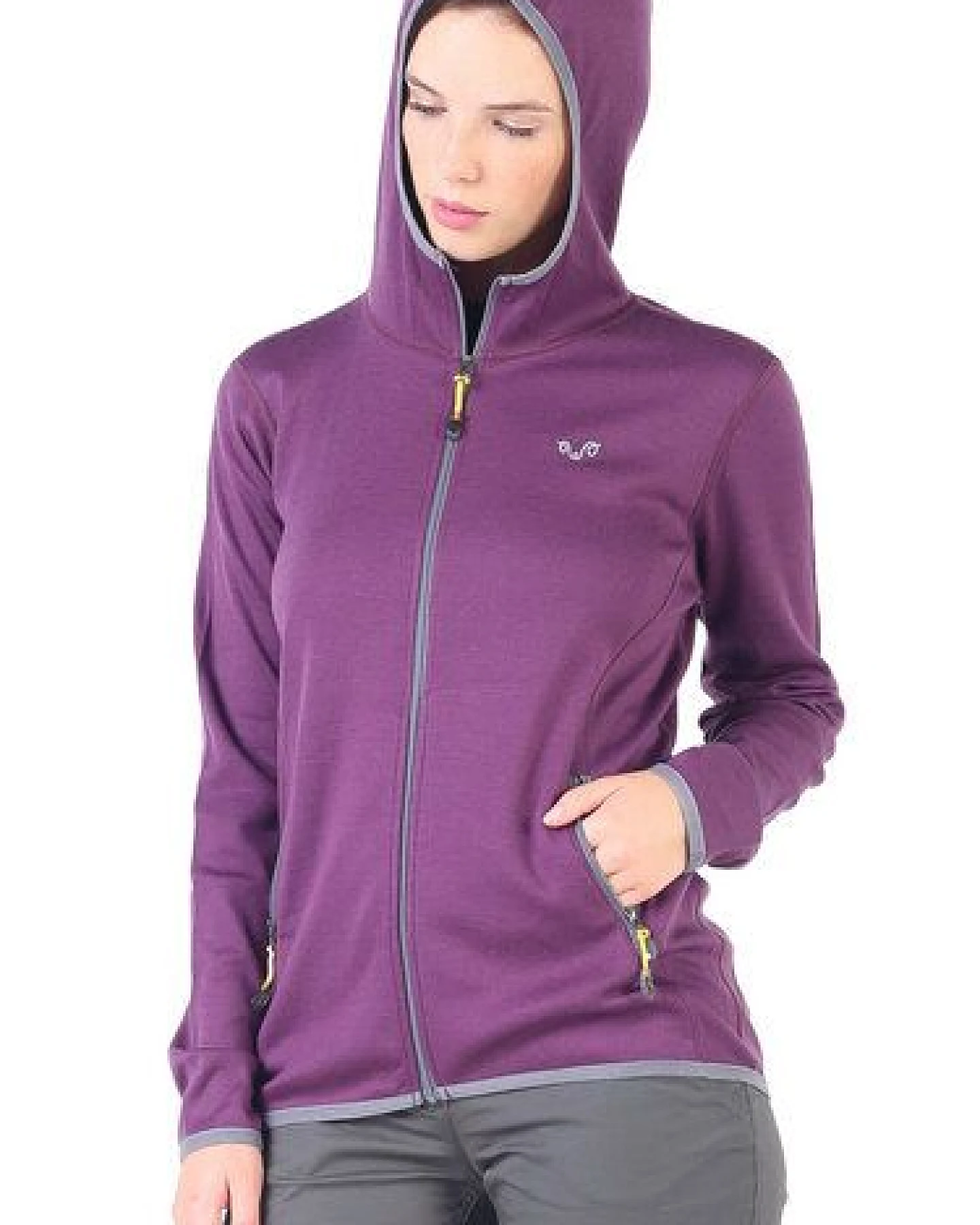 Woolona Merino Zipper Damen - MARIN - Zip – Ansicht 3