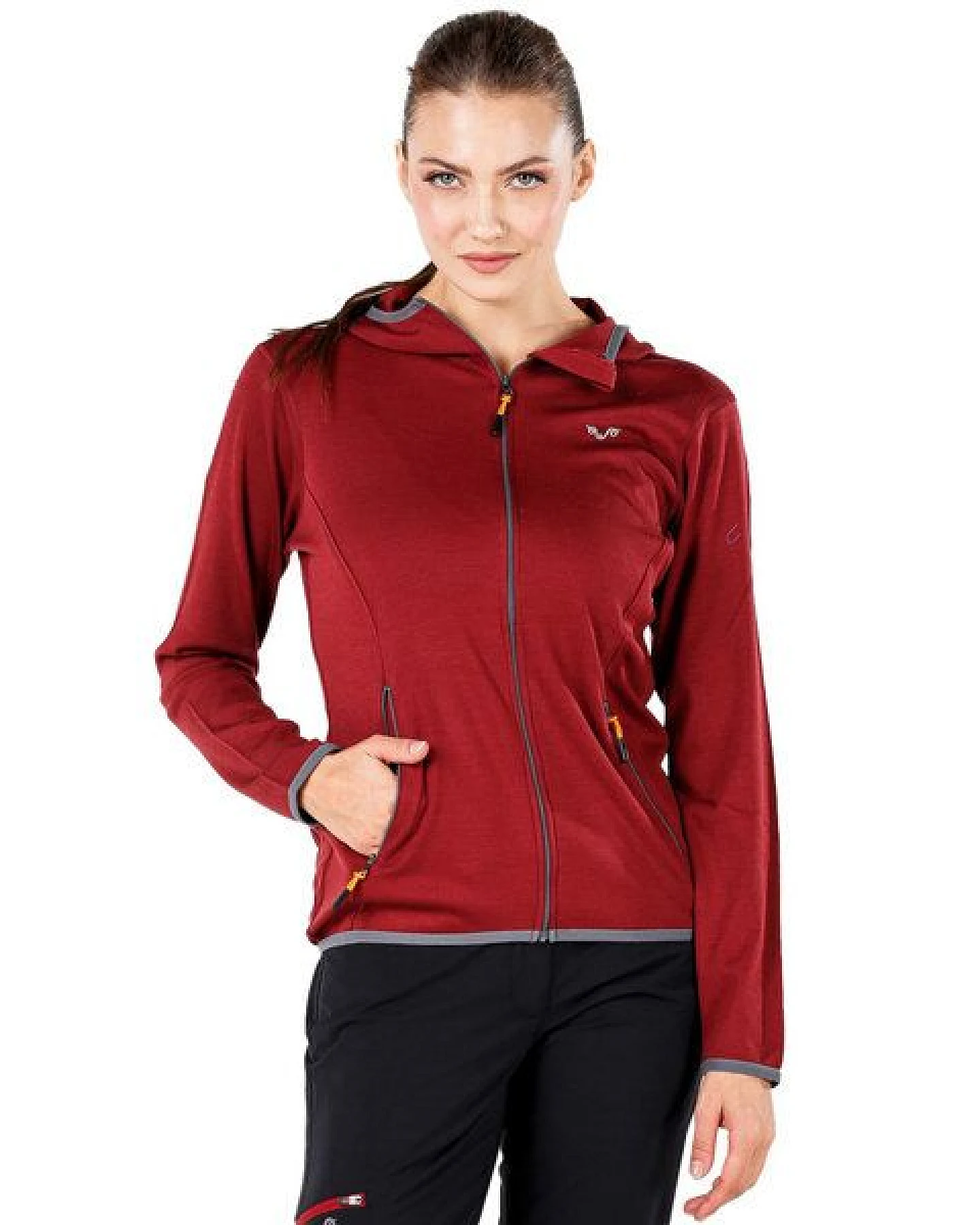 Woolona Merino Zipper Damen - MARIN - Zip – Ansicht 2