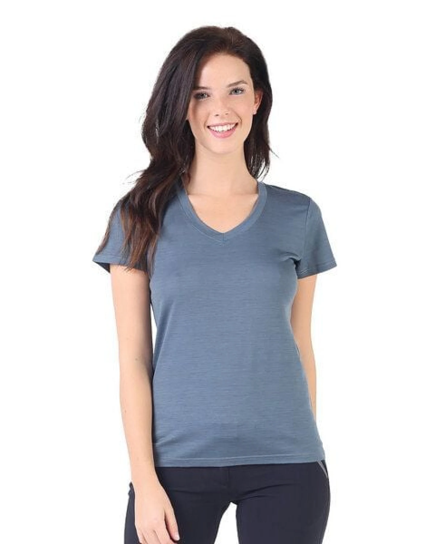 Woolona V-Shirt - CALIMA - 100% Merinowolle – Ansicht 2