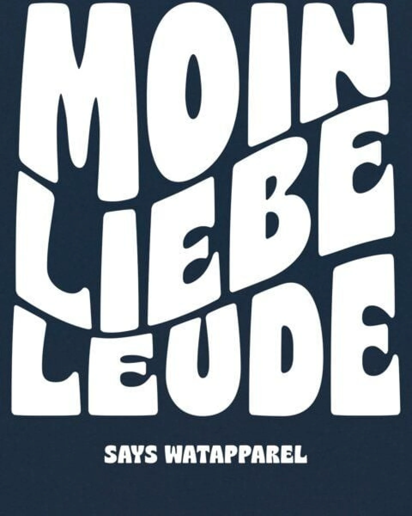 watabout.kids T-Shirt Kinder Moin liebe Leude – Ansicht 2