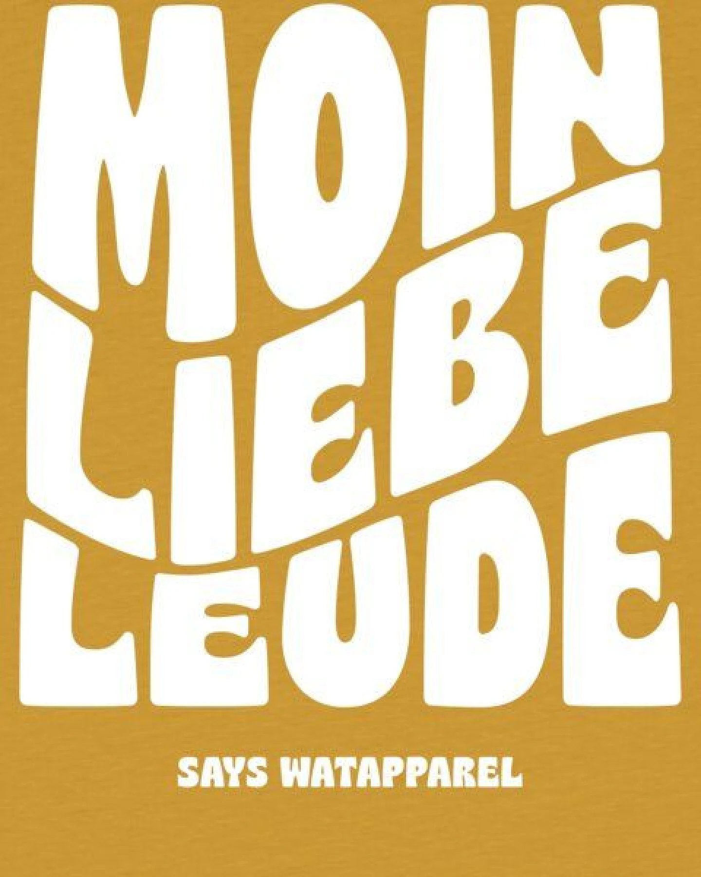 watabout.kids T-Shirt Kinder Moin liebe Leude – Ansicht 2