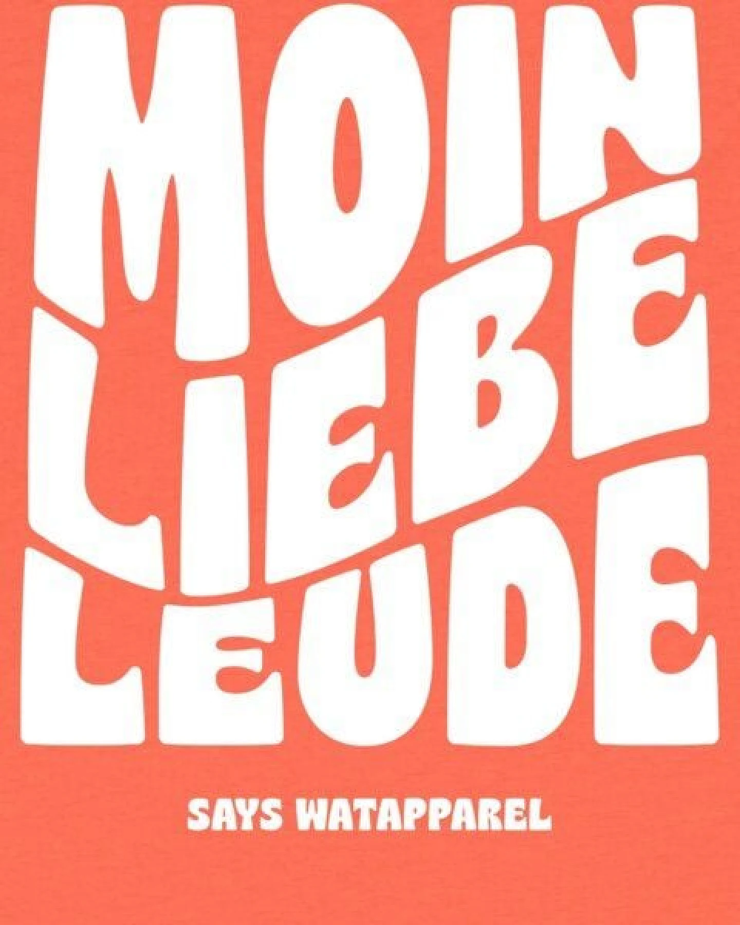 watabout.kids T-Shirt Kinder Moin liebe Leude – Ansicht 2
