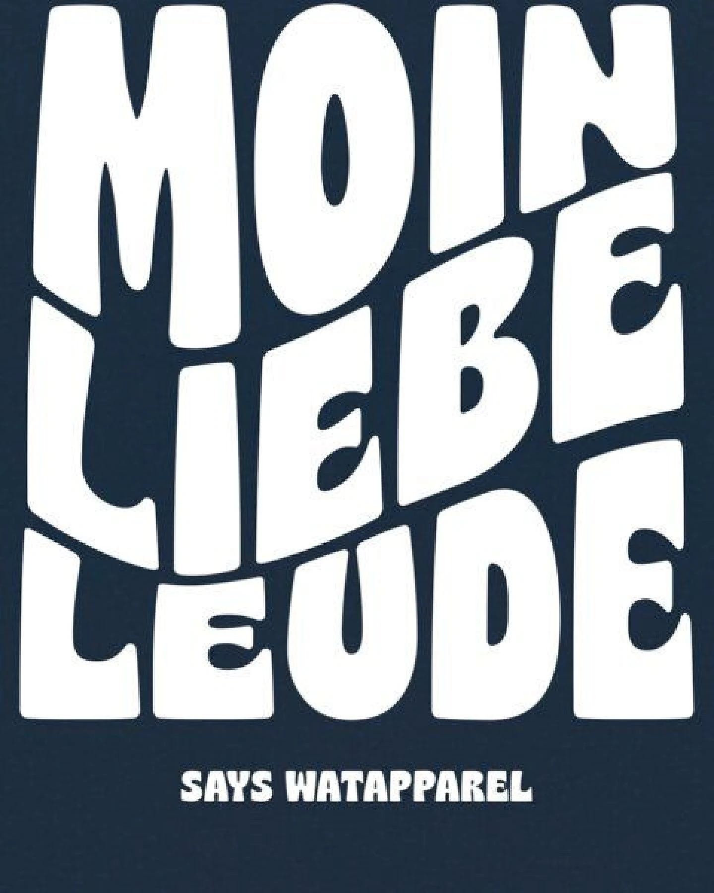 watabout.kids T-Shirt Kinder Moin liebe Leude – Ansicht 2