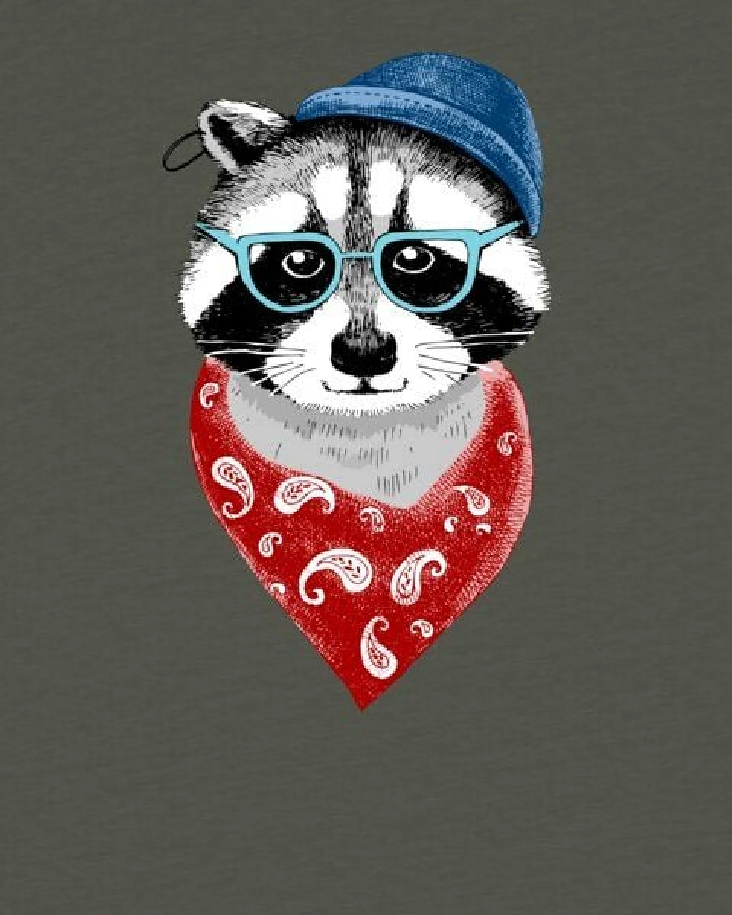 watabout.kids T-Shirt Kinder Waschbär – Ansicht 2