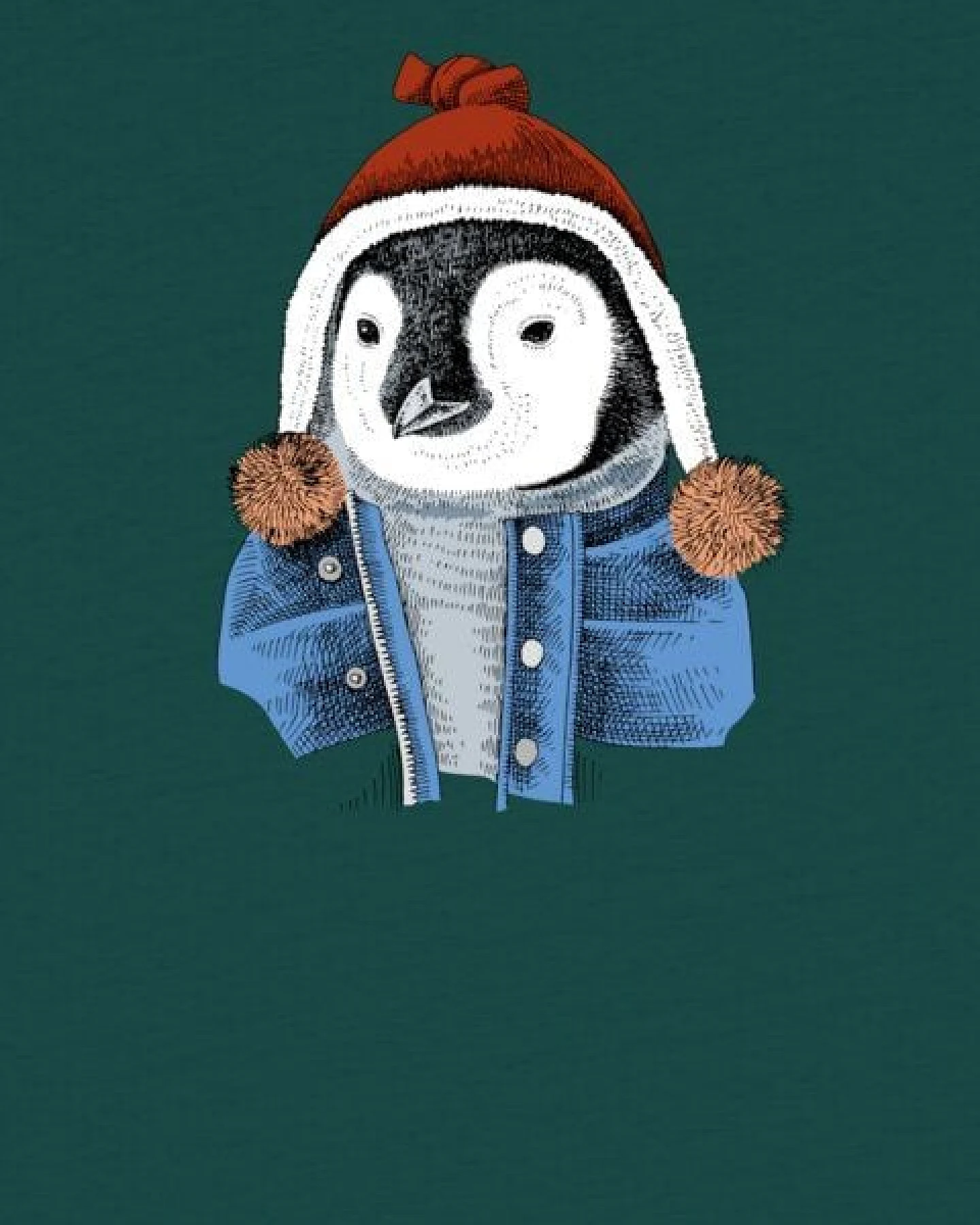 watabout.kids T-Shirt Kinder Pinguin – Ansicht 2