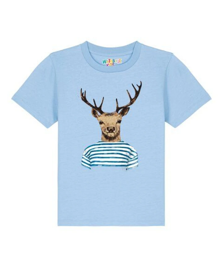 watabout.kids T-Shirt Kinder Hirsch