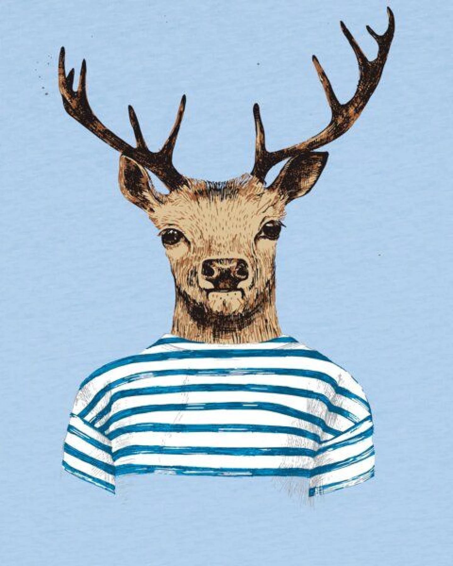 watabout.kids T-Shirt Kinder Hirsch – Ansicht 2