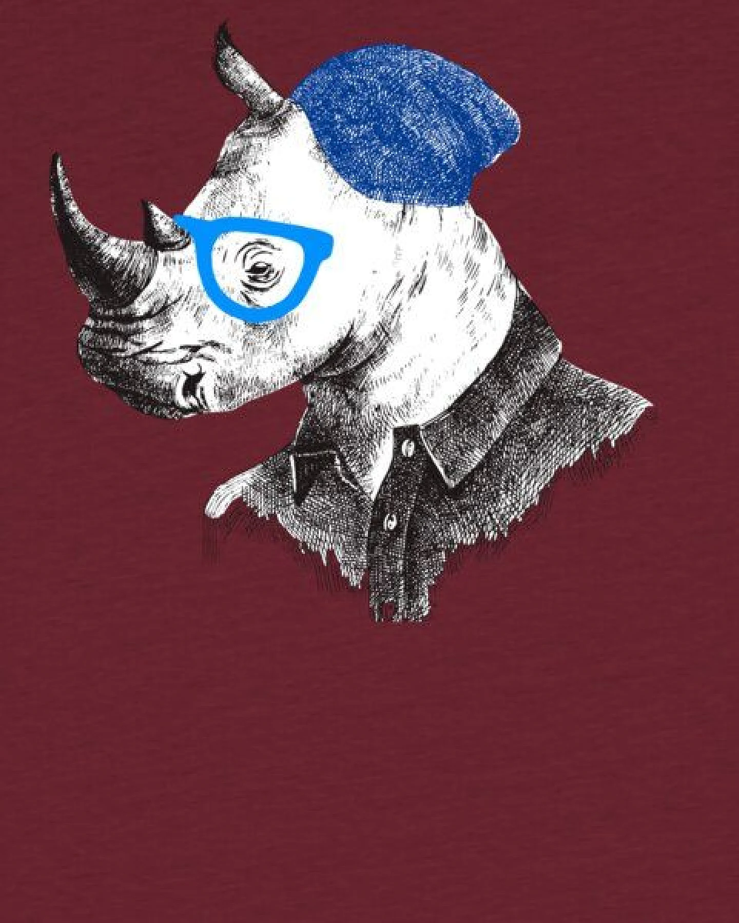 watabout.kids T-Shirt Kinder Nashorn – Ansicht 2