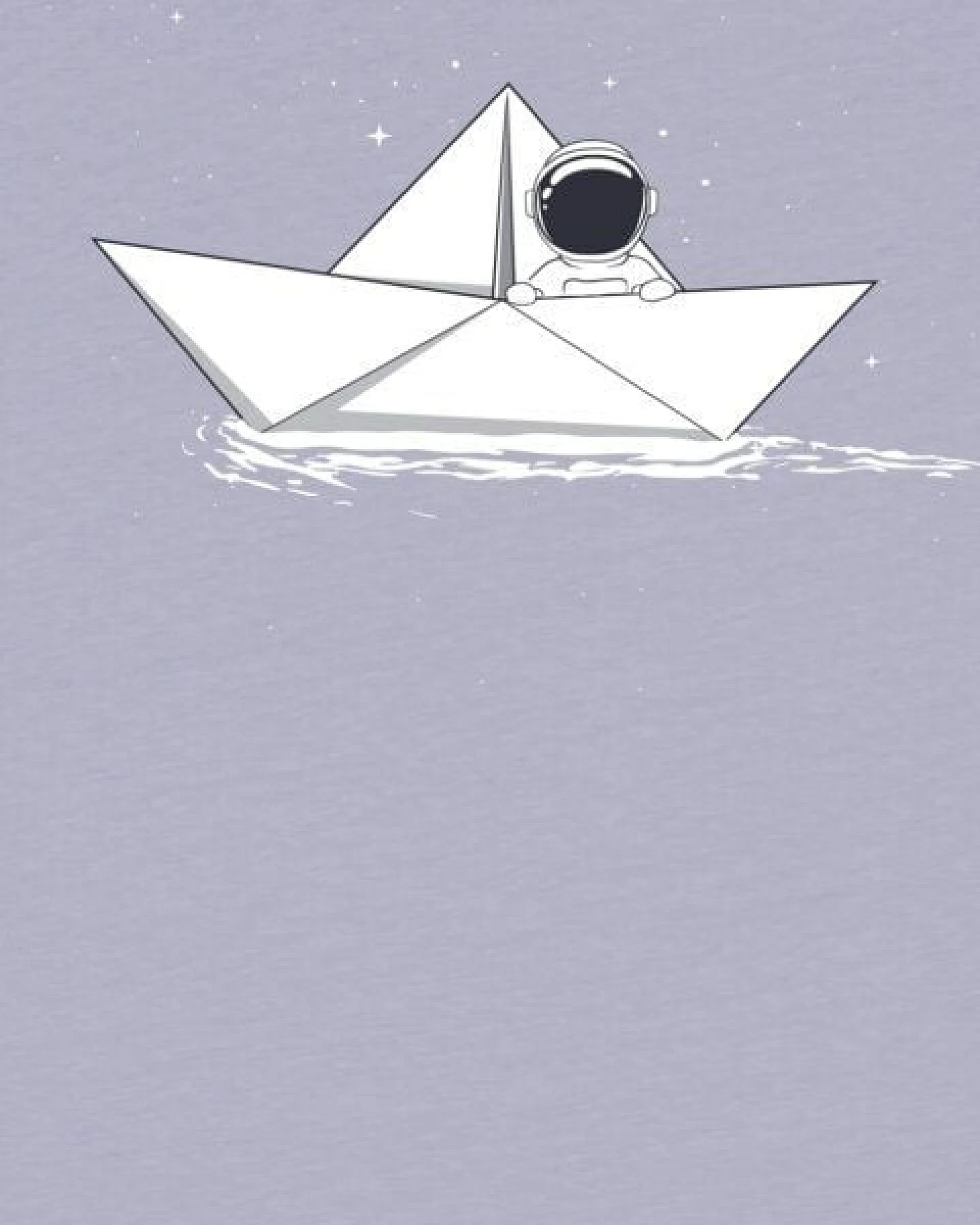 watabout.kids T-Shirt Kinder Astronaut in paper boat – Ansicht 2
