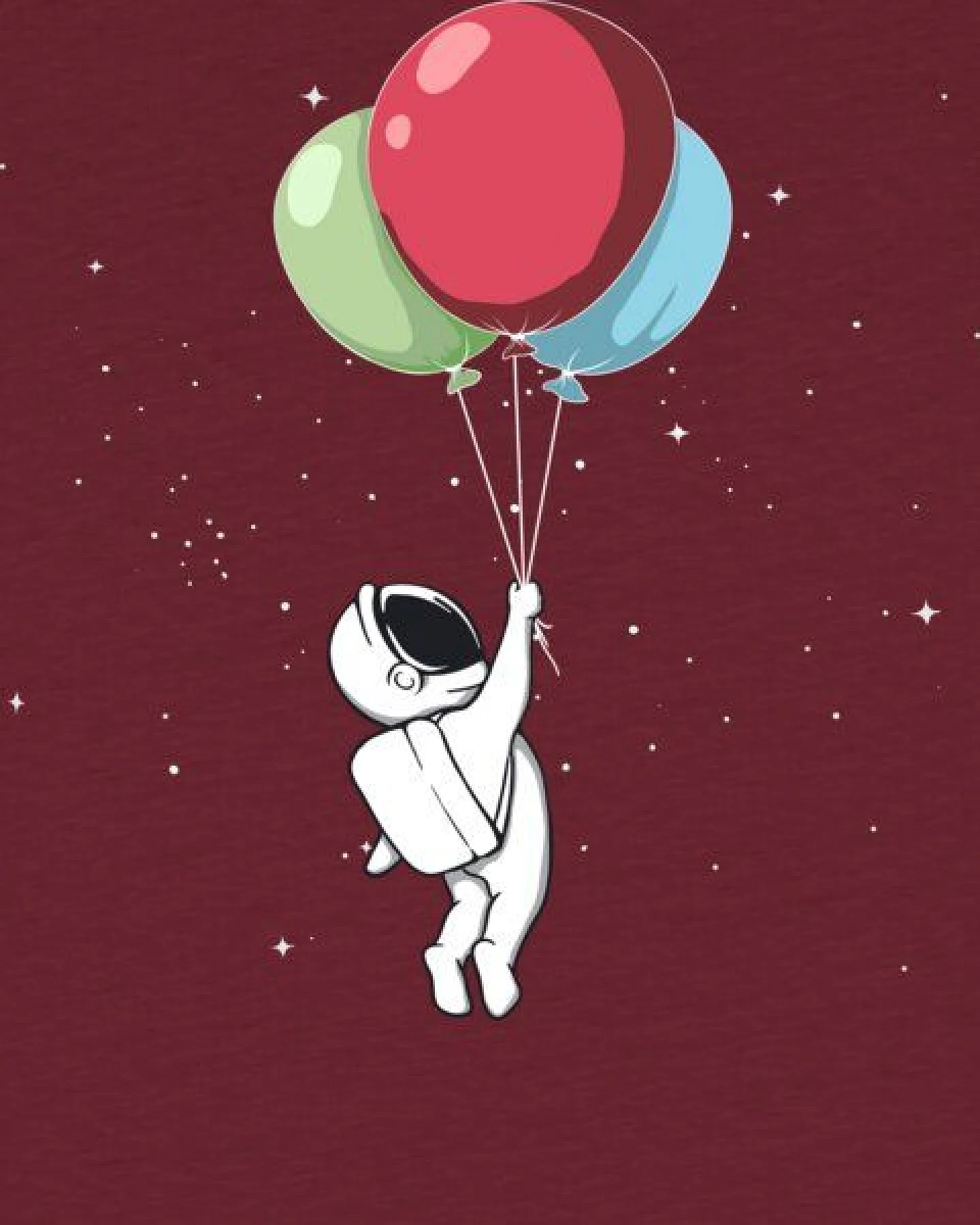 watabout.kids T-Shirt Kinder Little Balloon Astronaut – Ansicht 2