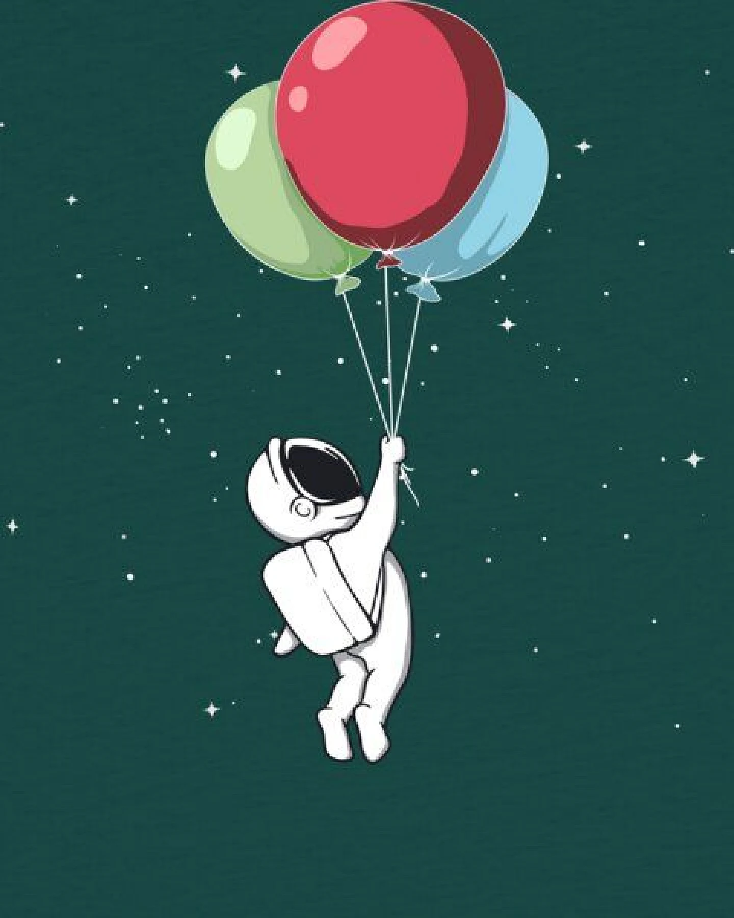 watabout.kids T-Shirt Kinder Little Balloon Astronaut – Ansicht 2