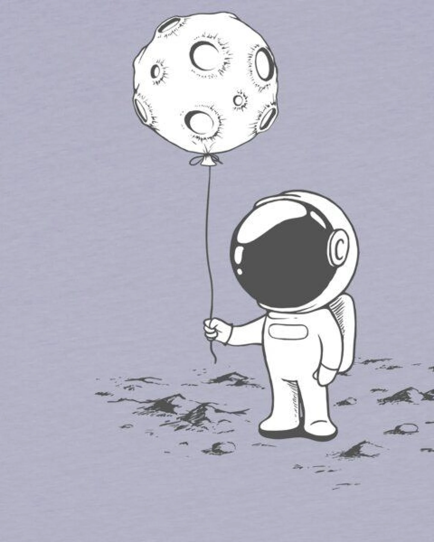 watabout.kids T-Shirt Kinder Kleiner Astronaut mit Luftballon – Ansicht 2