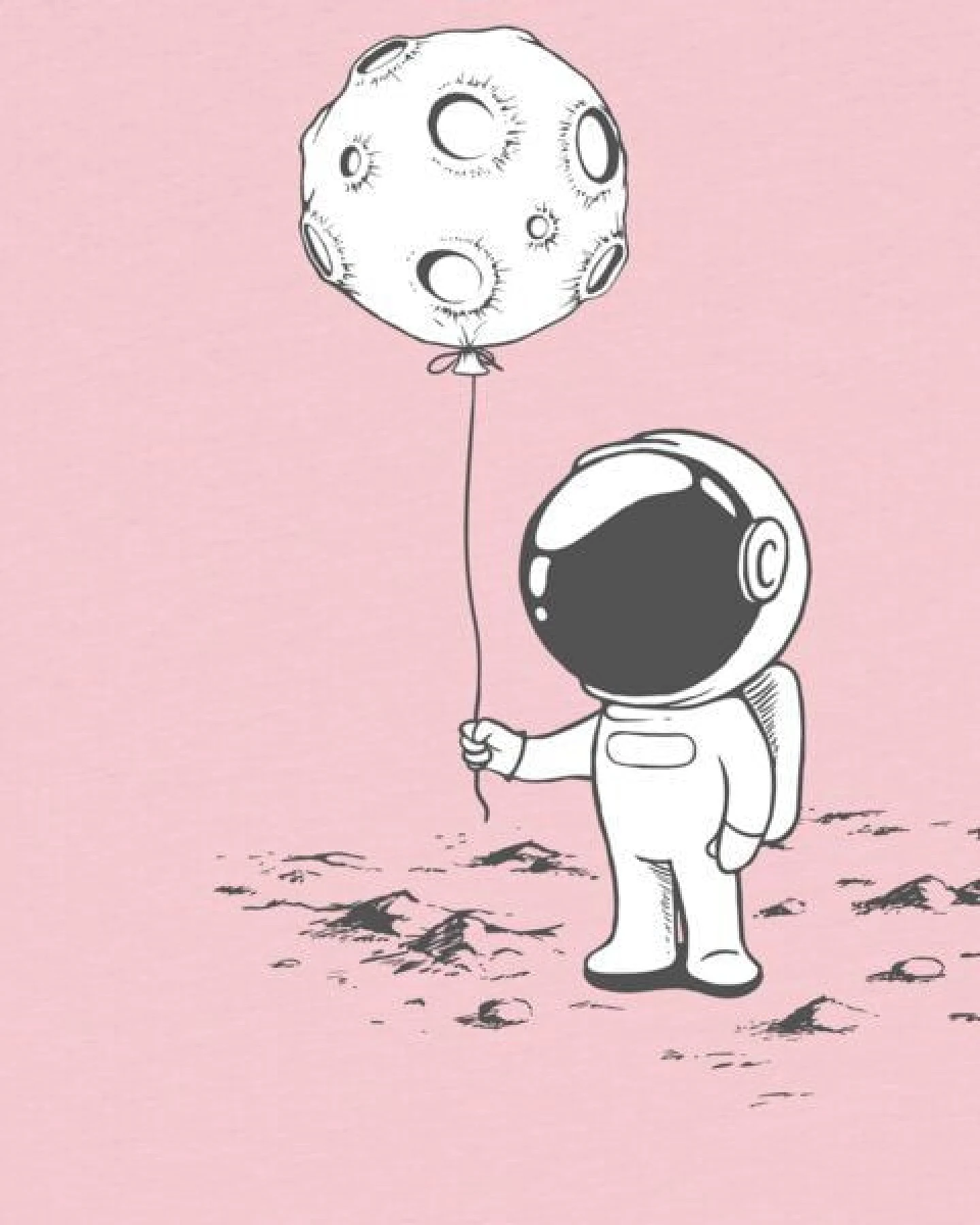 watabout.kids T-Shirt Kinder Kleiner Astronaut mit Luftballon – Ansicht 2