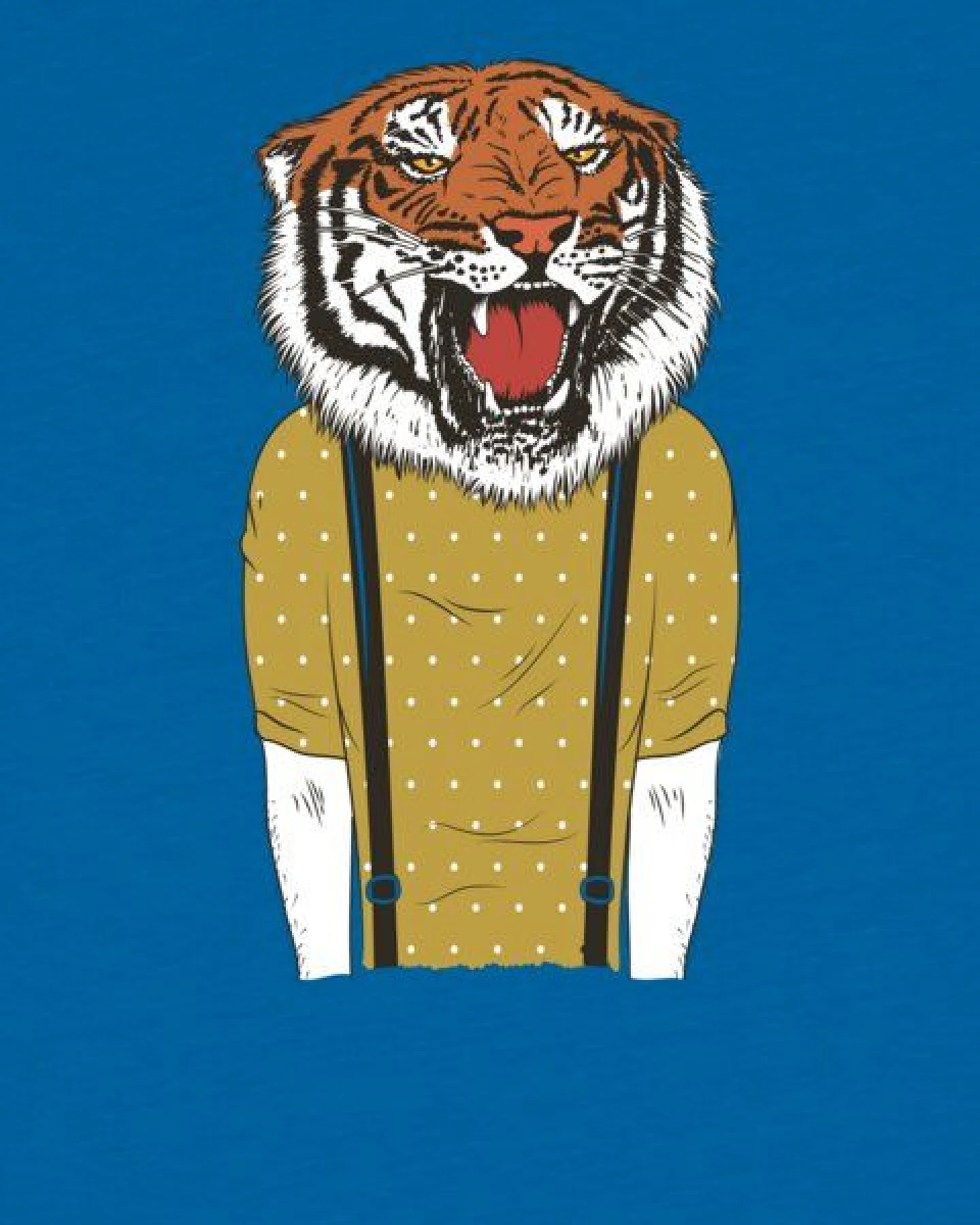 watabout.kids T-Shirt Kinder Tiger Head – Ansicht 2