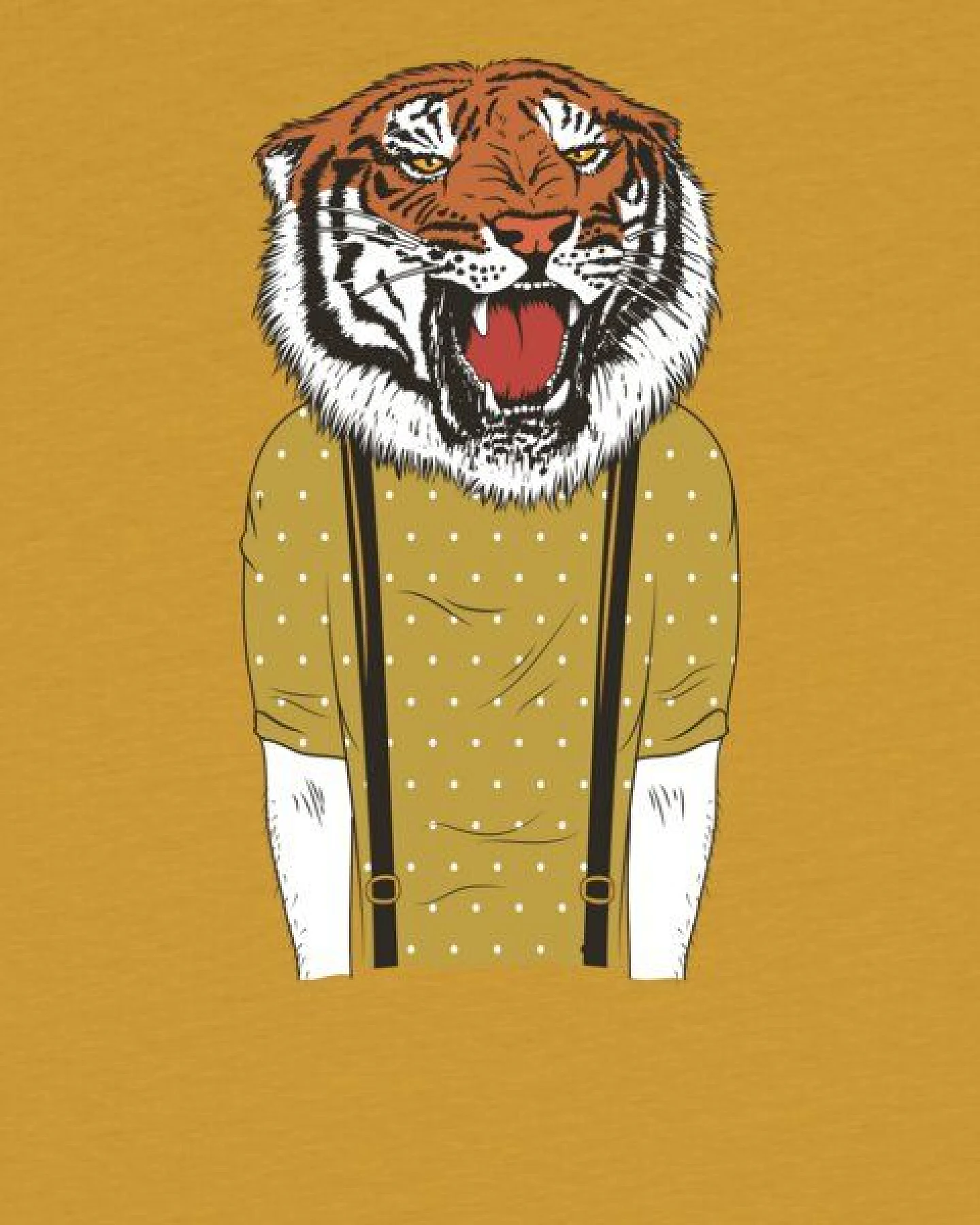watabout.kids T-Shirt Kinder Tiger Head – Ansicht 2