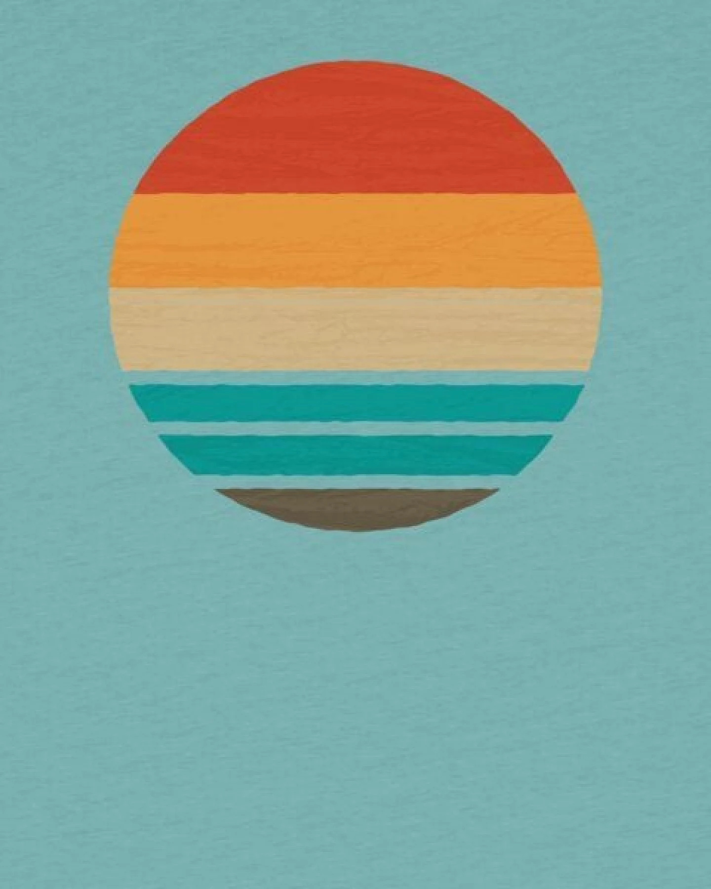watabout.kids T-Shirt Kinder Retro Sunset Ocean – Ansicht 2