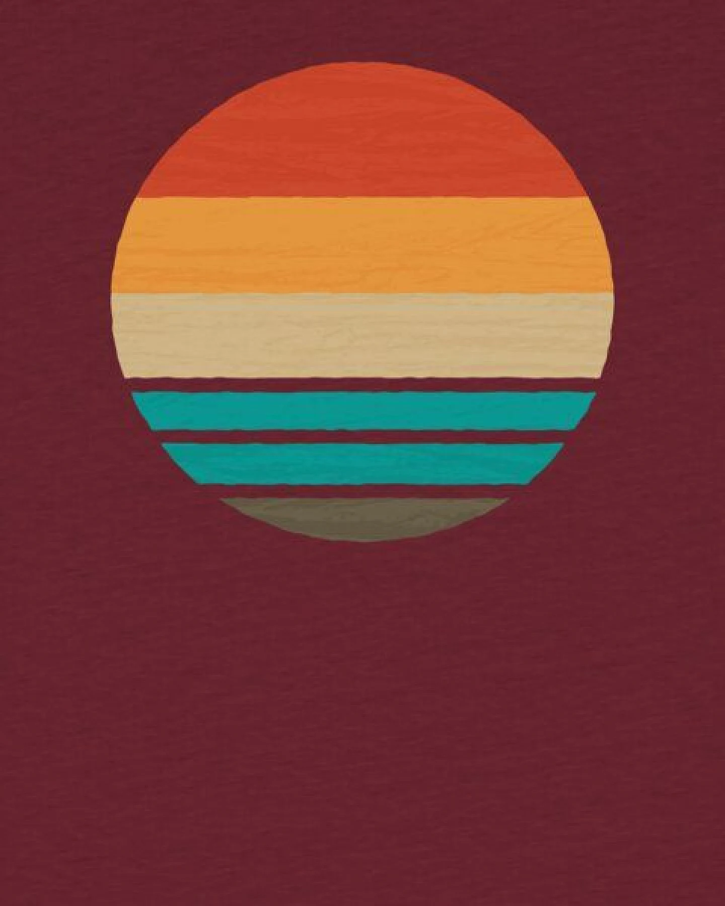 watabout.kids T-Shirt Kinder Retro Sunset Ocean – Ansicht 2