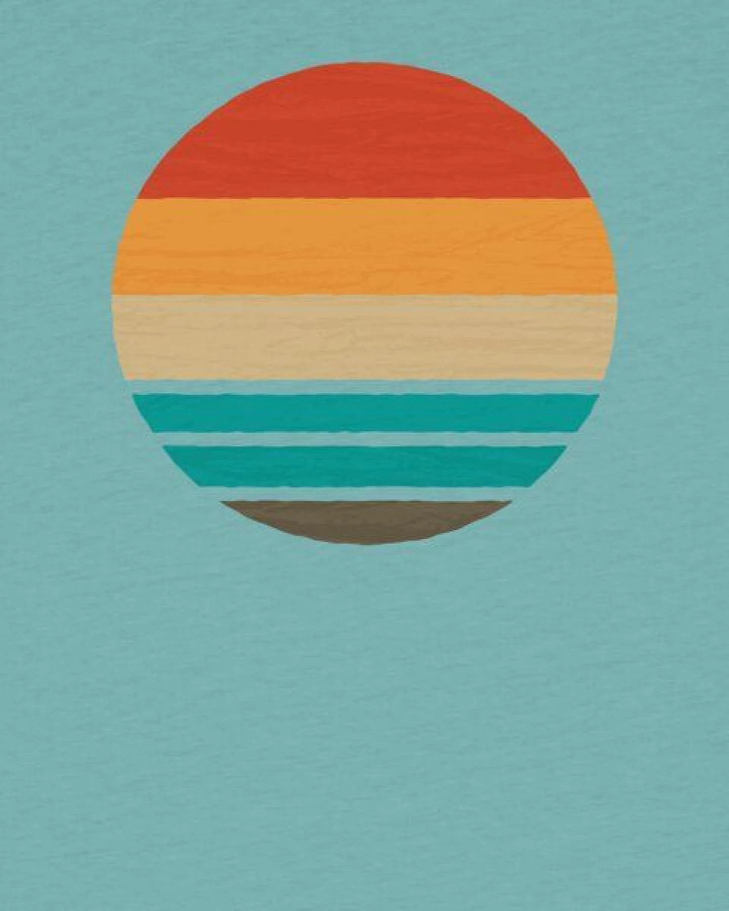watabout.kids T-Shirt Kinder Retro Sunset Ocean – Ansicht 2
