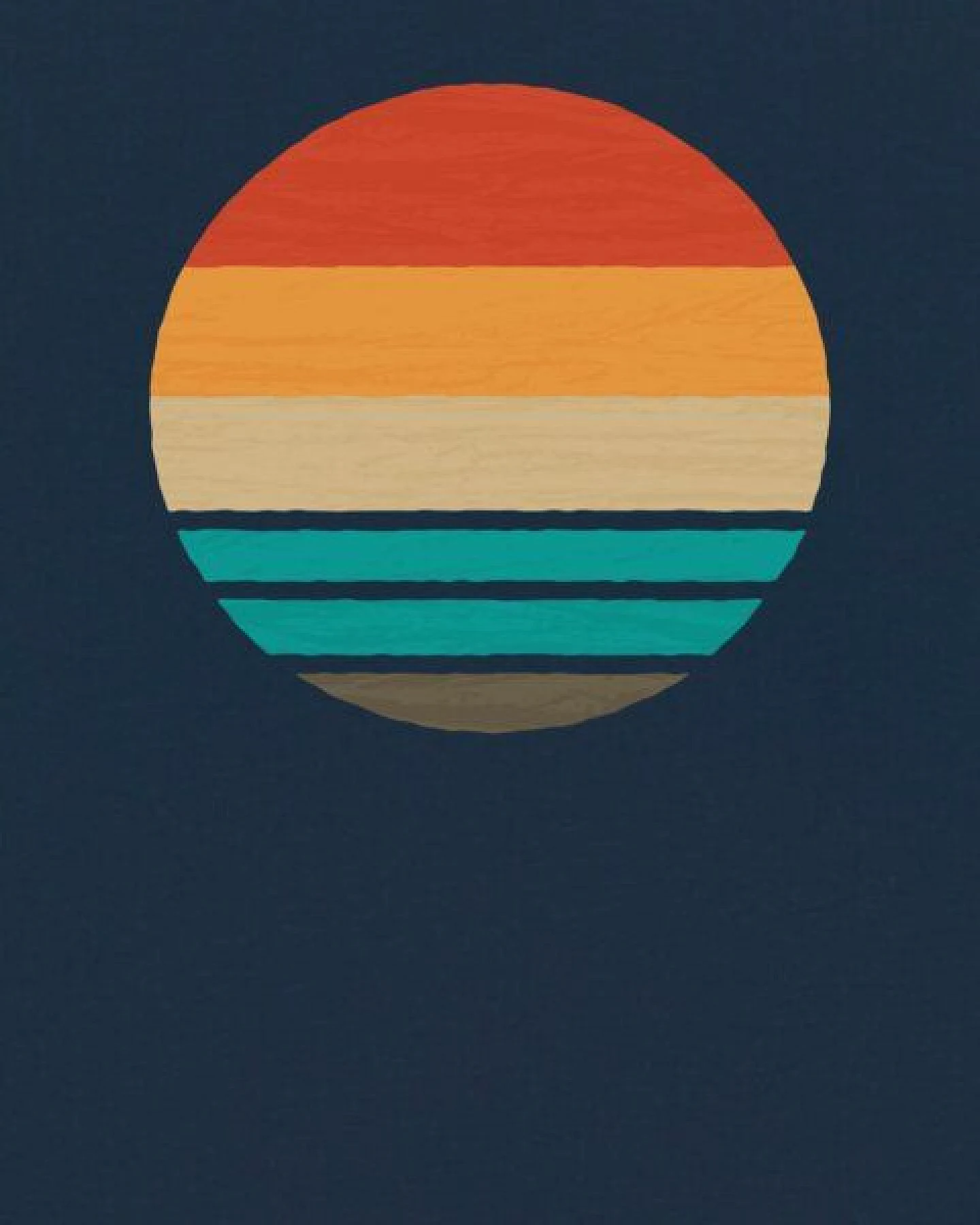 watabout.kids T-Shirt Kinder Retro Sunset Ocean – Ansicht 2