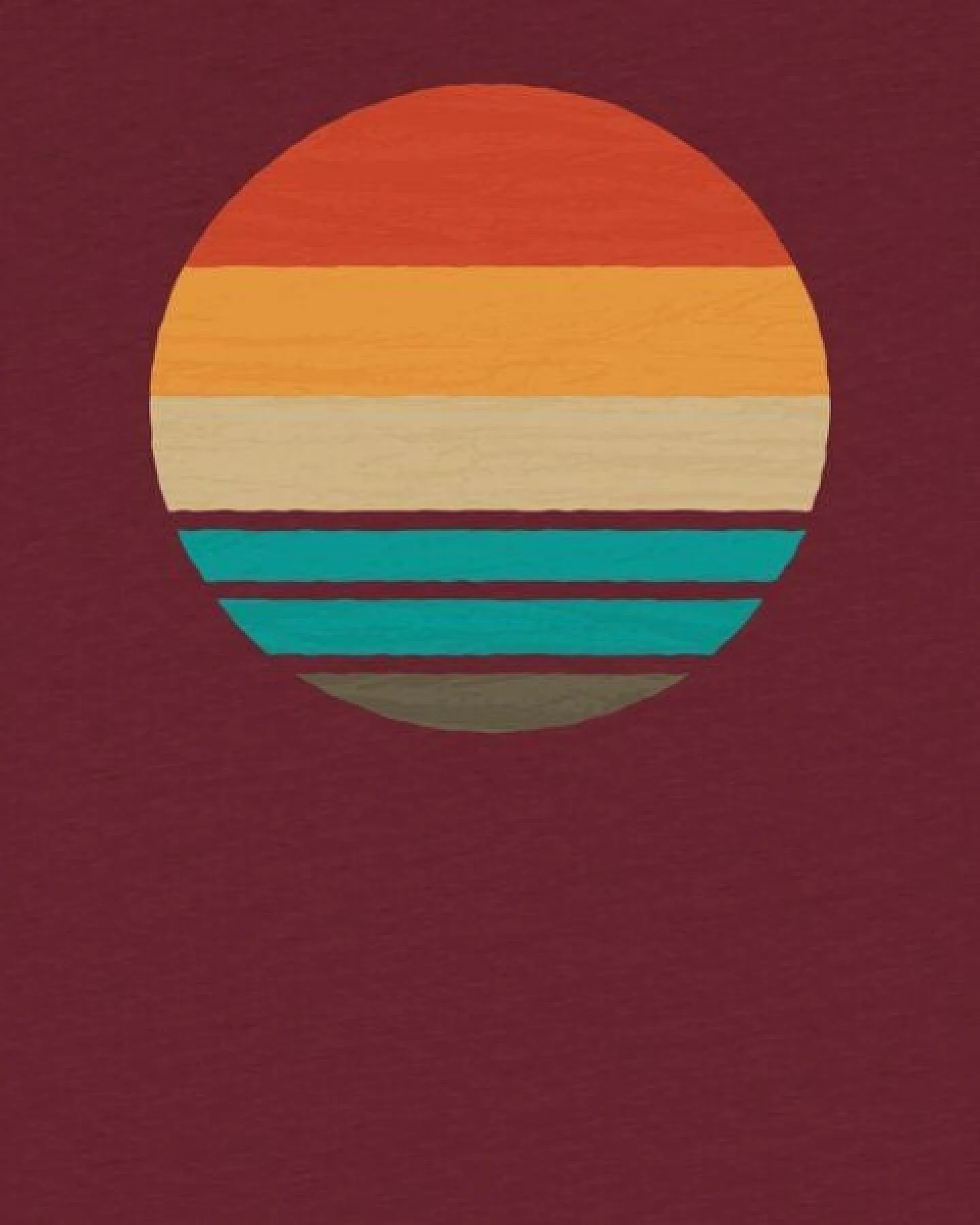 watabout.kids T-Shirt Kinder Retro Sunset Ocean – Ansicht 2