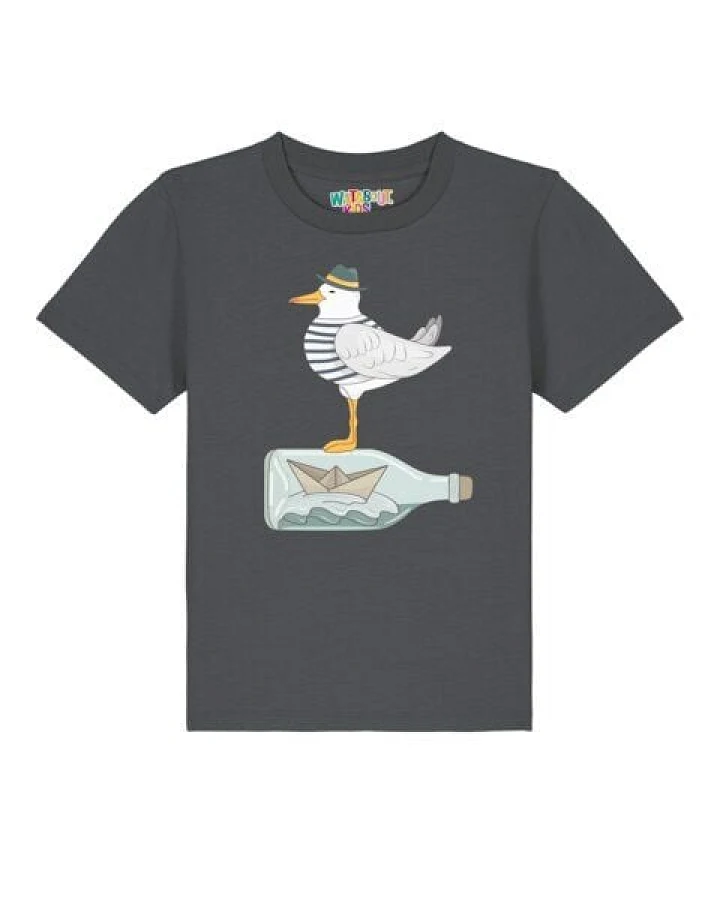 watabout.kids T-Shirt Kinder Möwe mit Hut