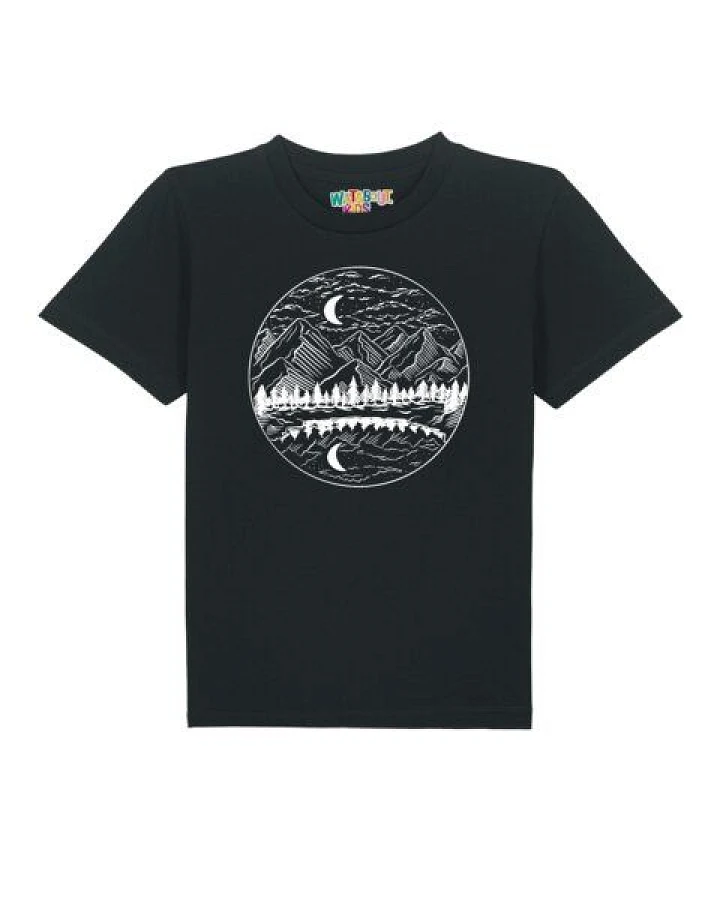watabout.kids T-Shirt Kinder Mountains by night