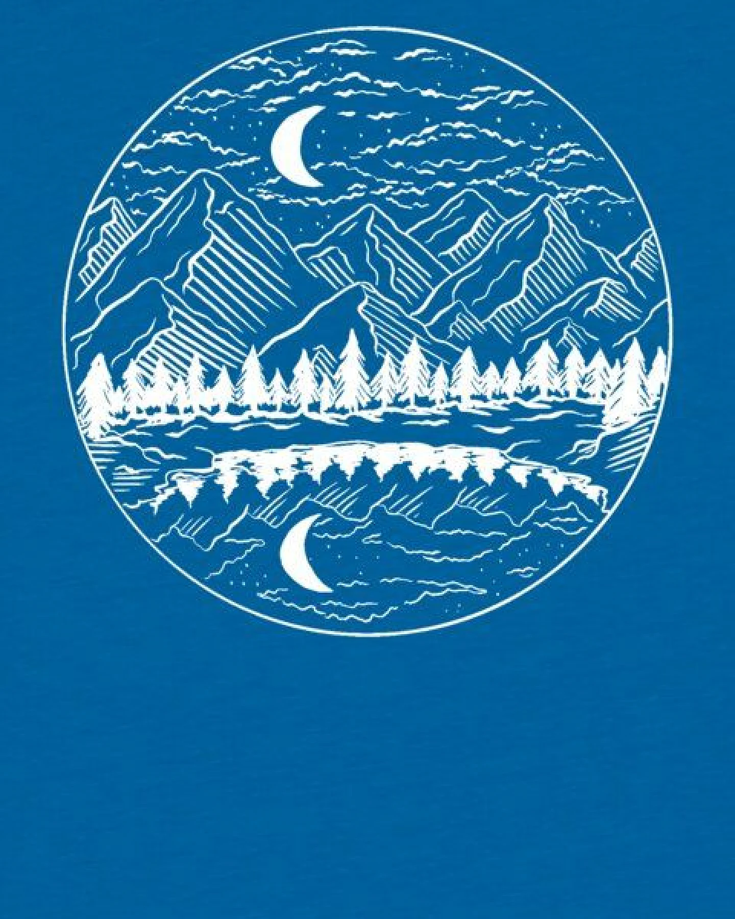 watabout.kids T-Shirt Kinder Mountains by night – Ansicht 2
