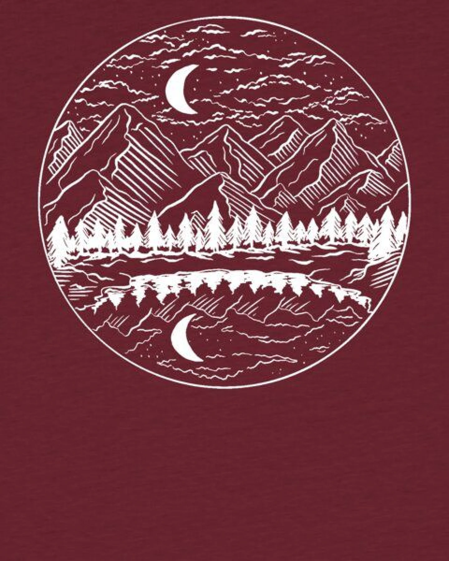 watabout.kids T-Shirt Kinder Mountains by night – Ansicht 2