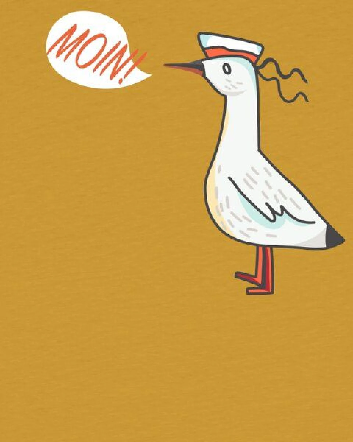 watabout.kids T-Shirt Kinder Moin Seagull – Ansicht 2