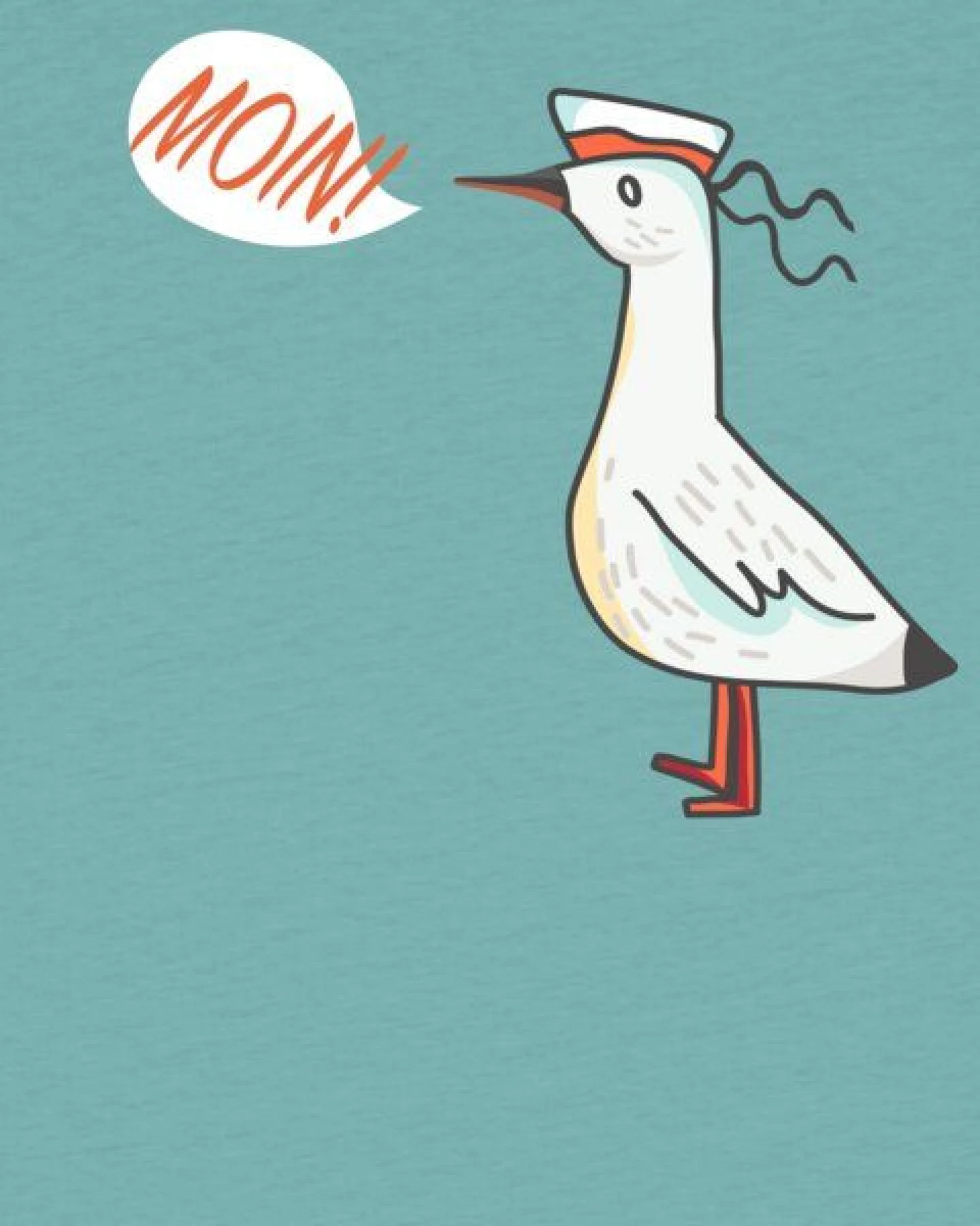 watabout.kids T-Shirt Kinder Moin Seagull – Ansicht 2