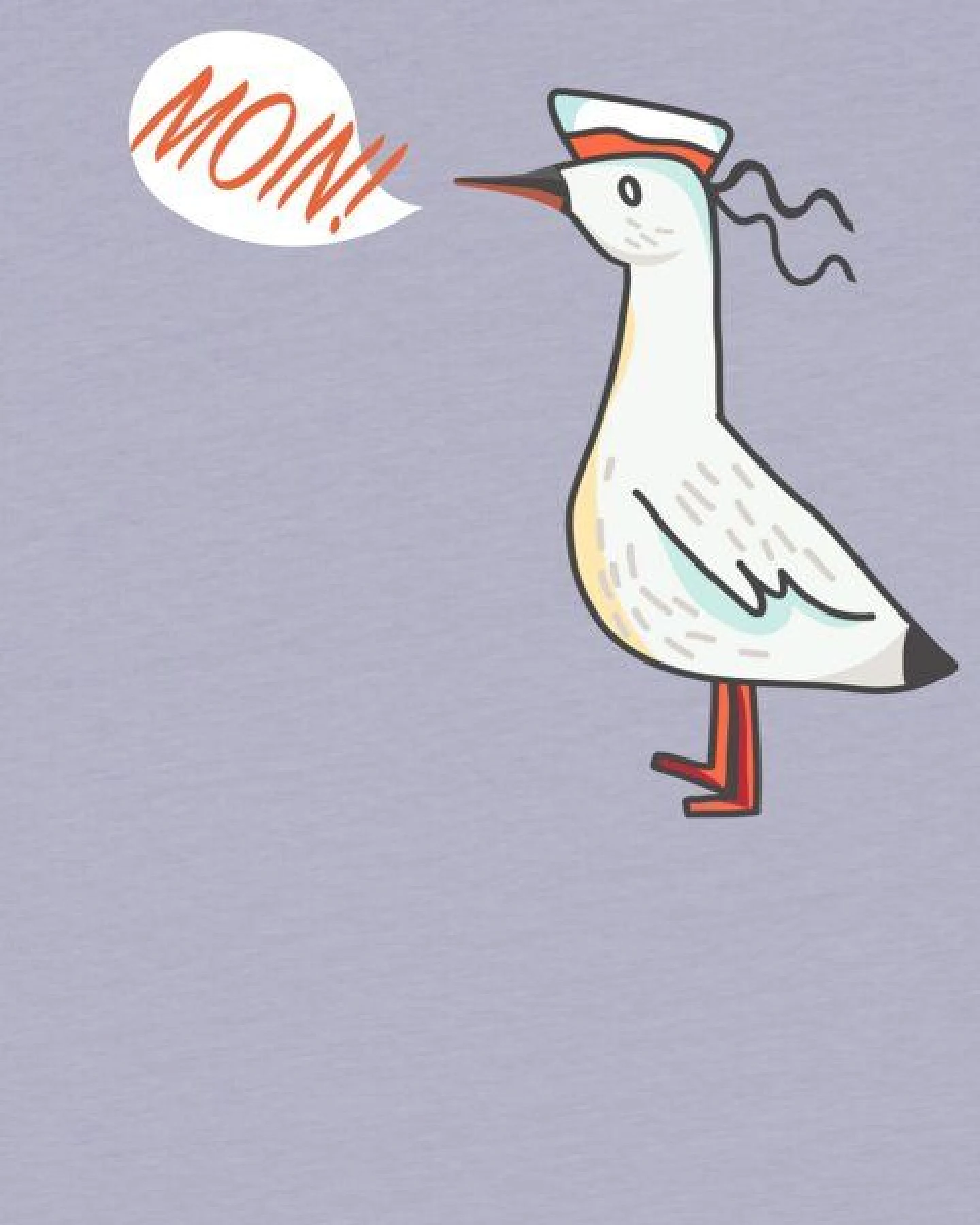 watabout.kids T-Shirt Kinder Moin Seagull – Ansicht 2