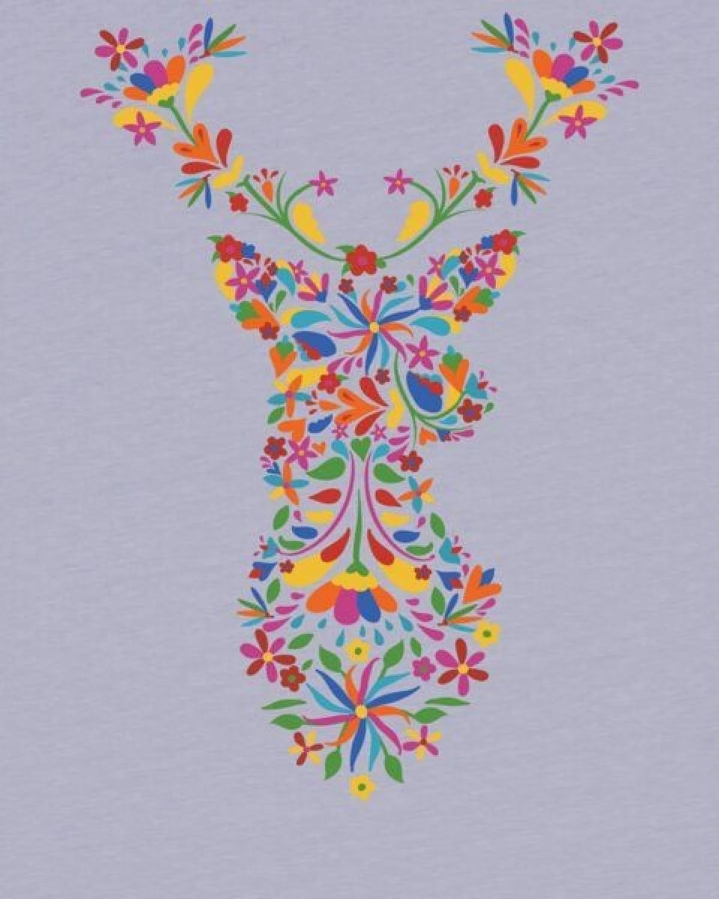 watabout.kids T-Shirt Kinder Floral Deer – Ansicht 2