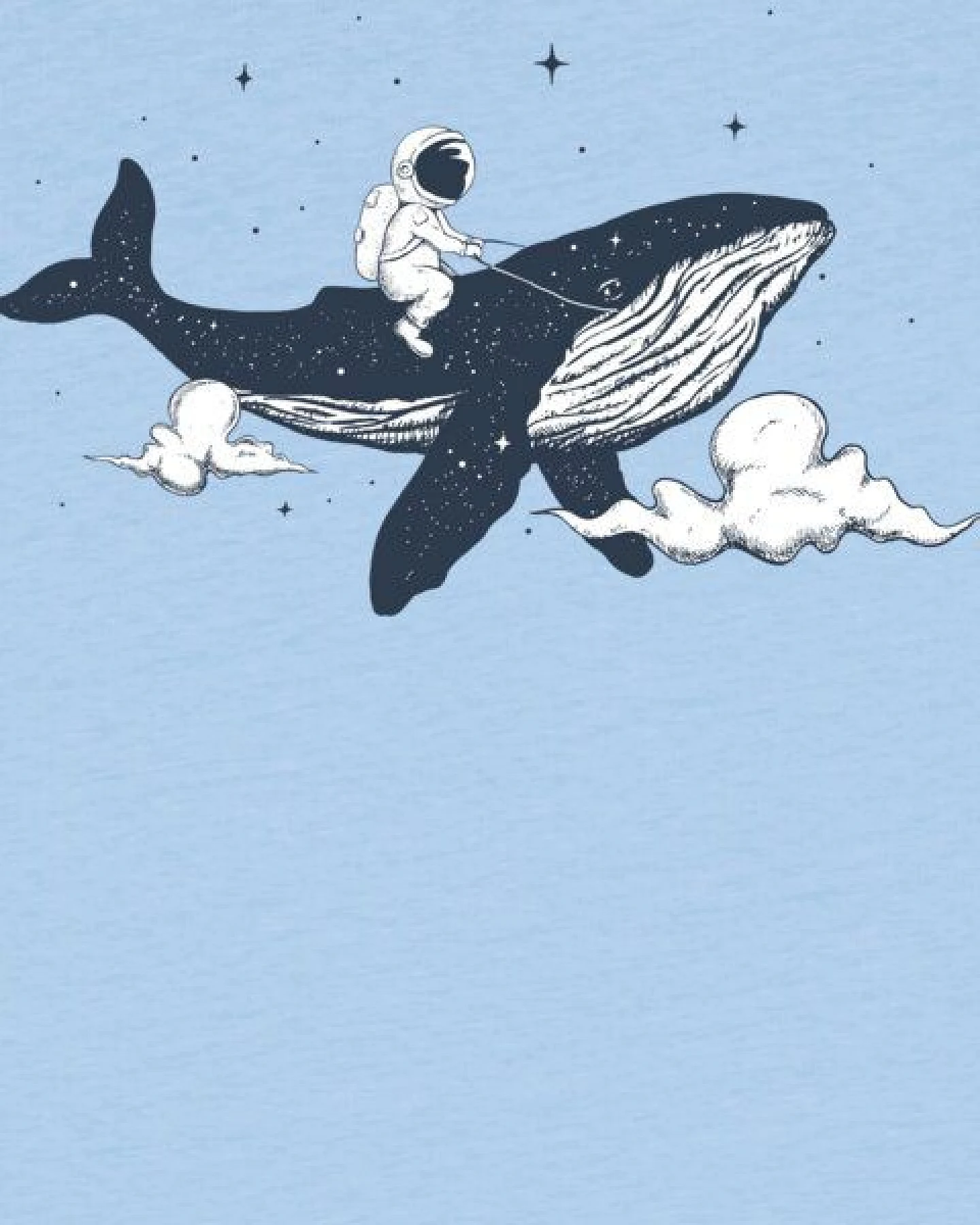 watabout.kids T-Shirt Kinder Spacewhale – Ansicht 2