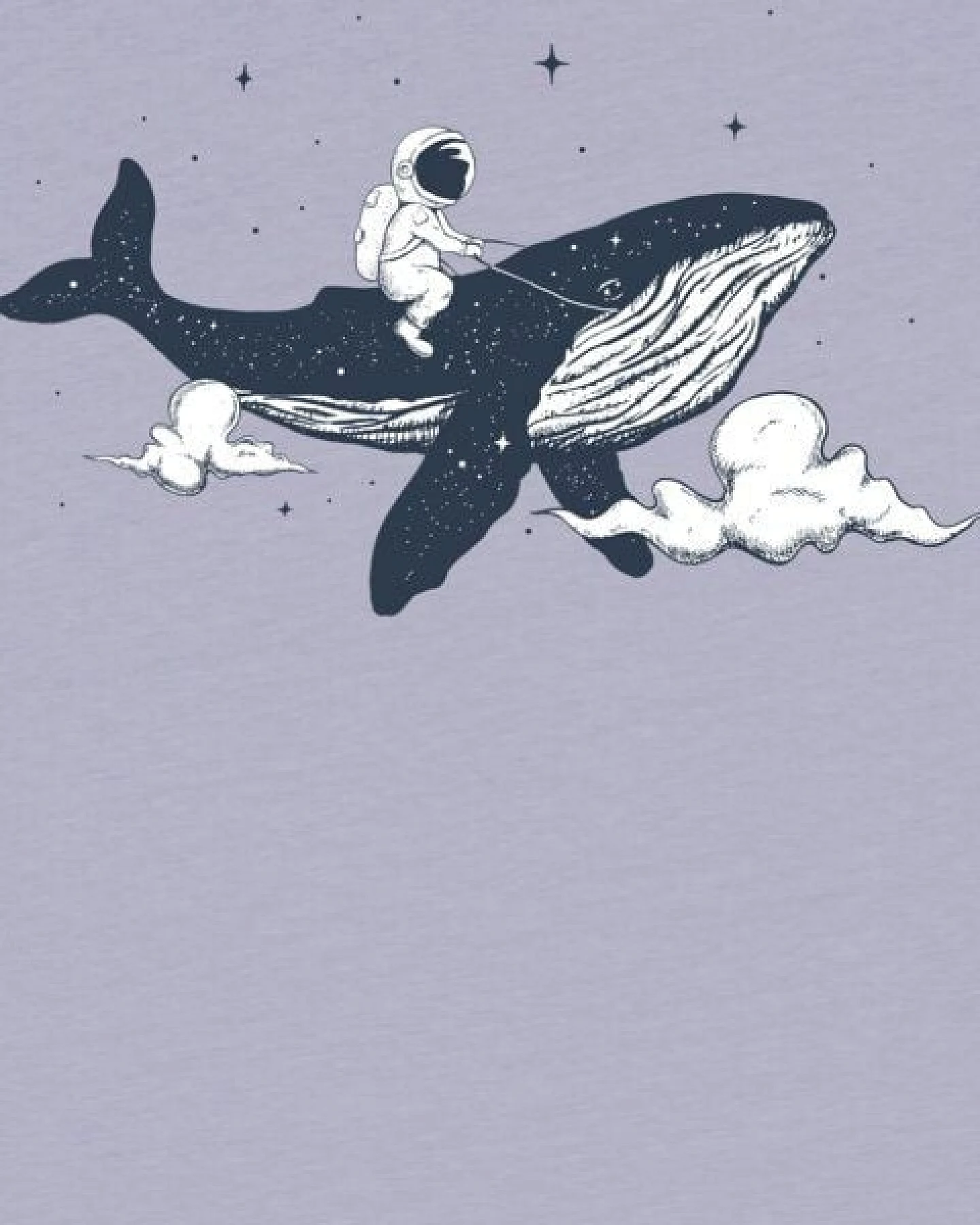 watabout.kids T-Shirt Kinder Spacewhale – Ansicht 2