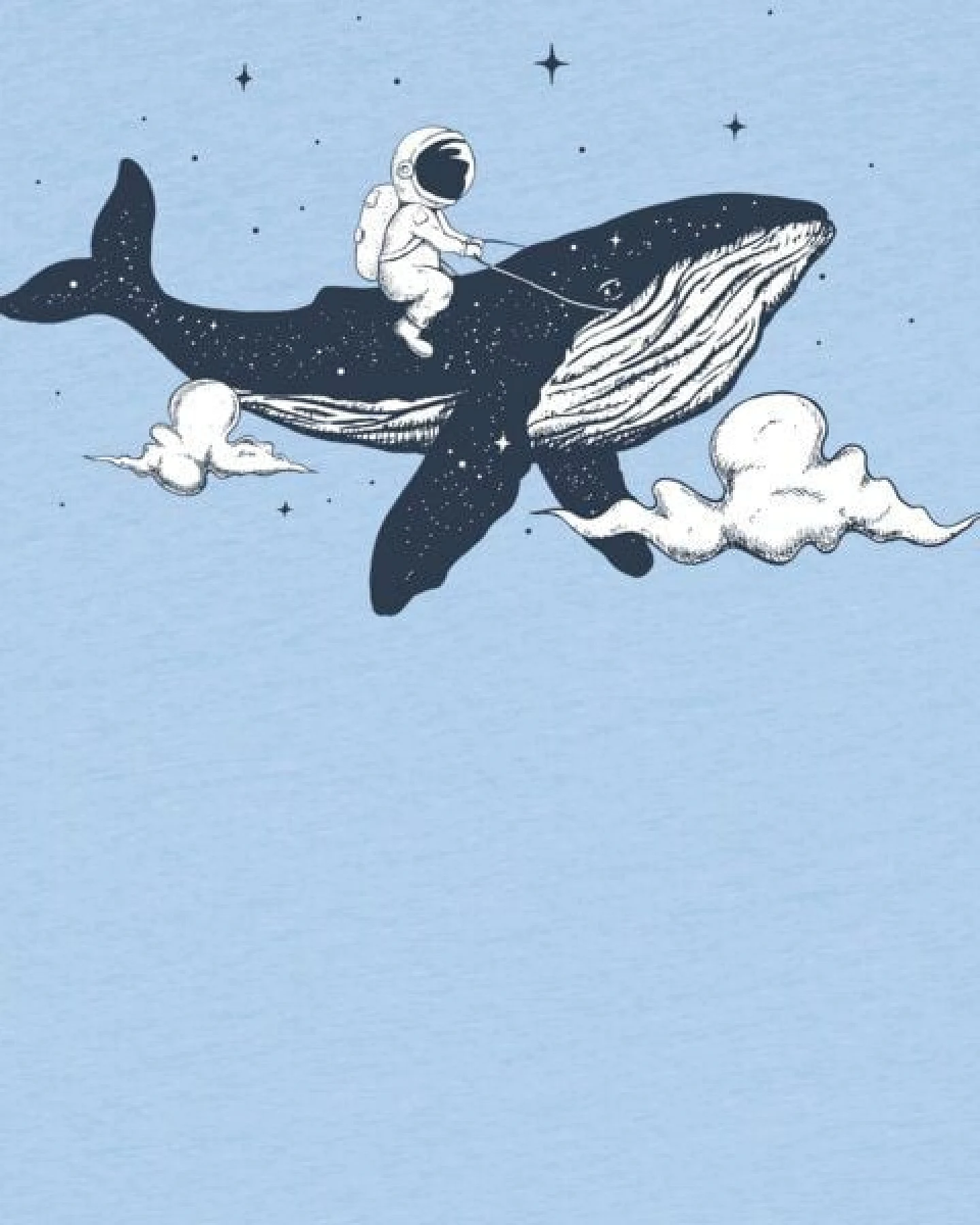 watabout.kids T-Shirt Kinder Spacewhale – Ansicht 2