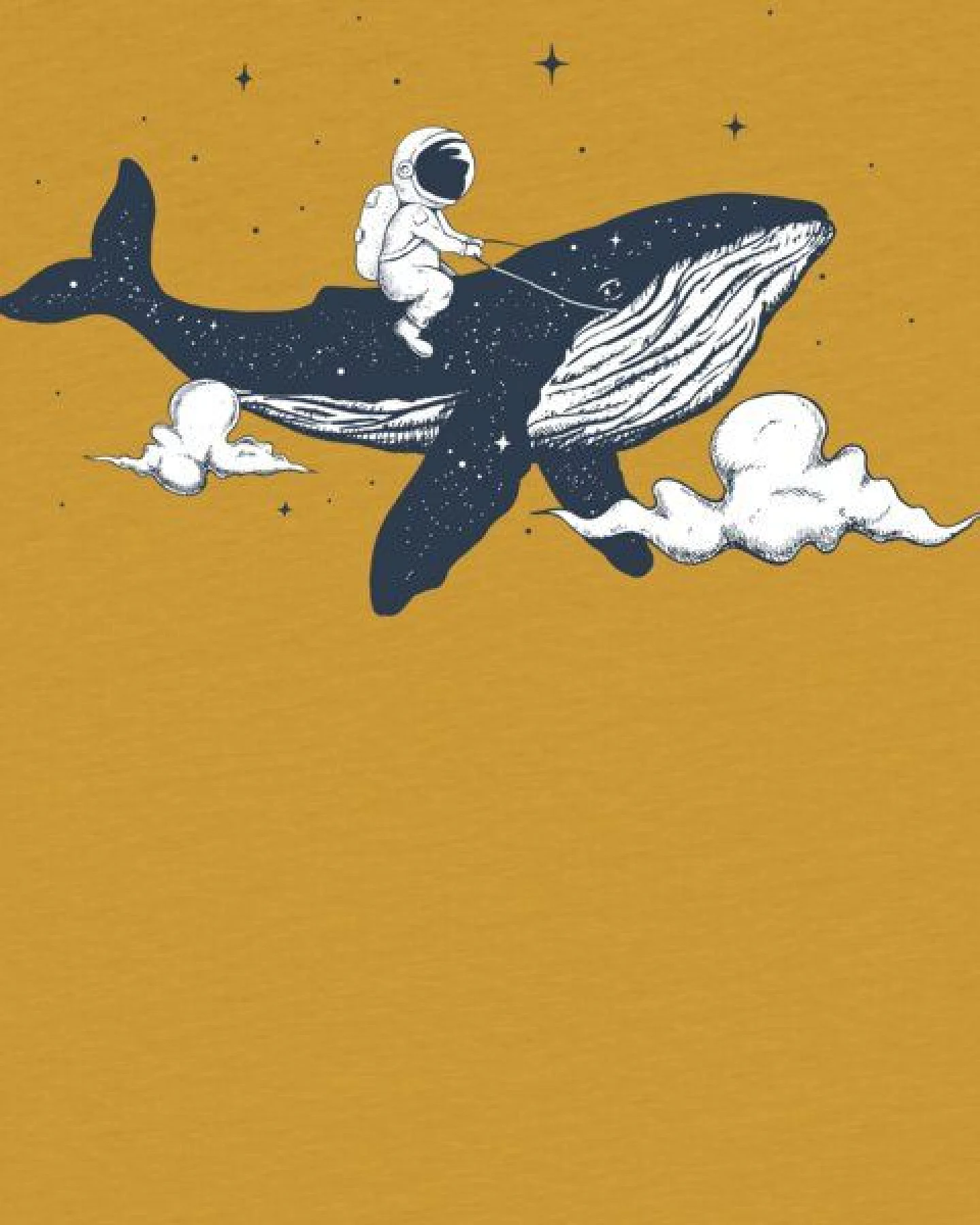 watabout.kids T-Shirt Kinder Spacewhale – Ansicht 2