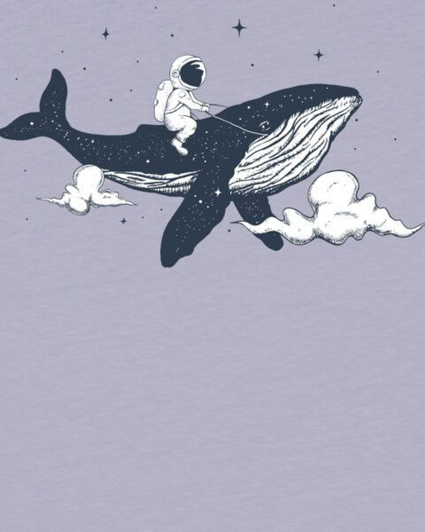 watabout.kids T-Shirt Kinder Spacewhale – Ansicht 2