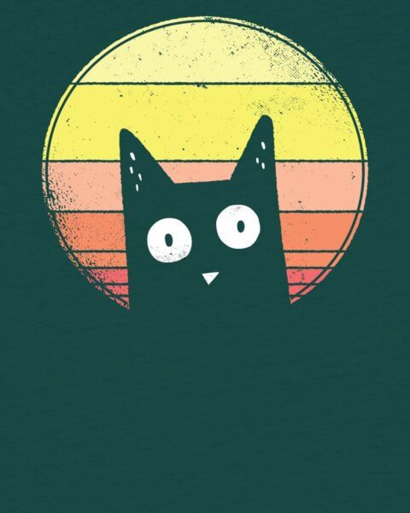 watabout.kids T-Shirt Kinder Sunset Cat – Ansicht 2