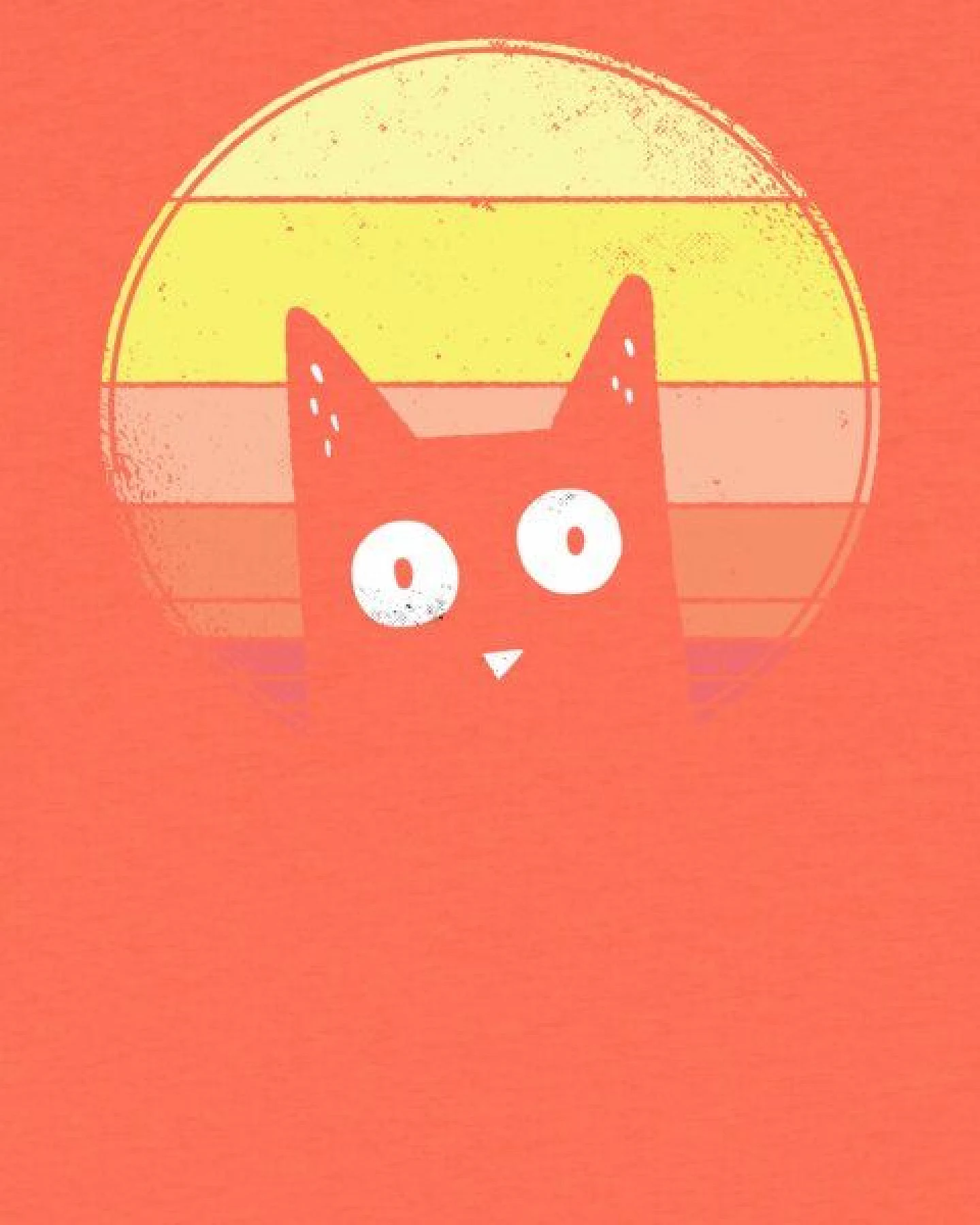 watabout.kids T-Shirt Kinder Sunset Cat – Ansicht 2