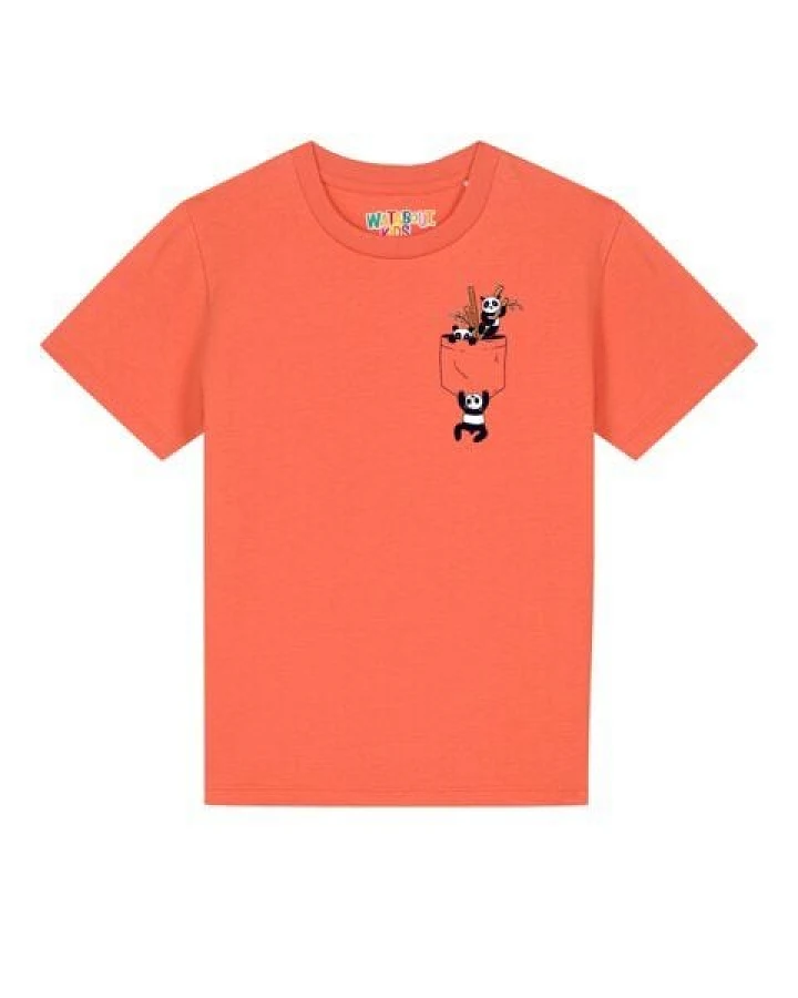 watabout.kids T-Shirt Kinder Pocket Pandas