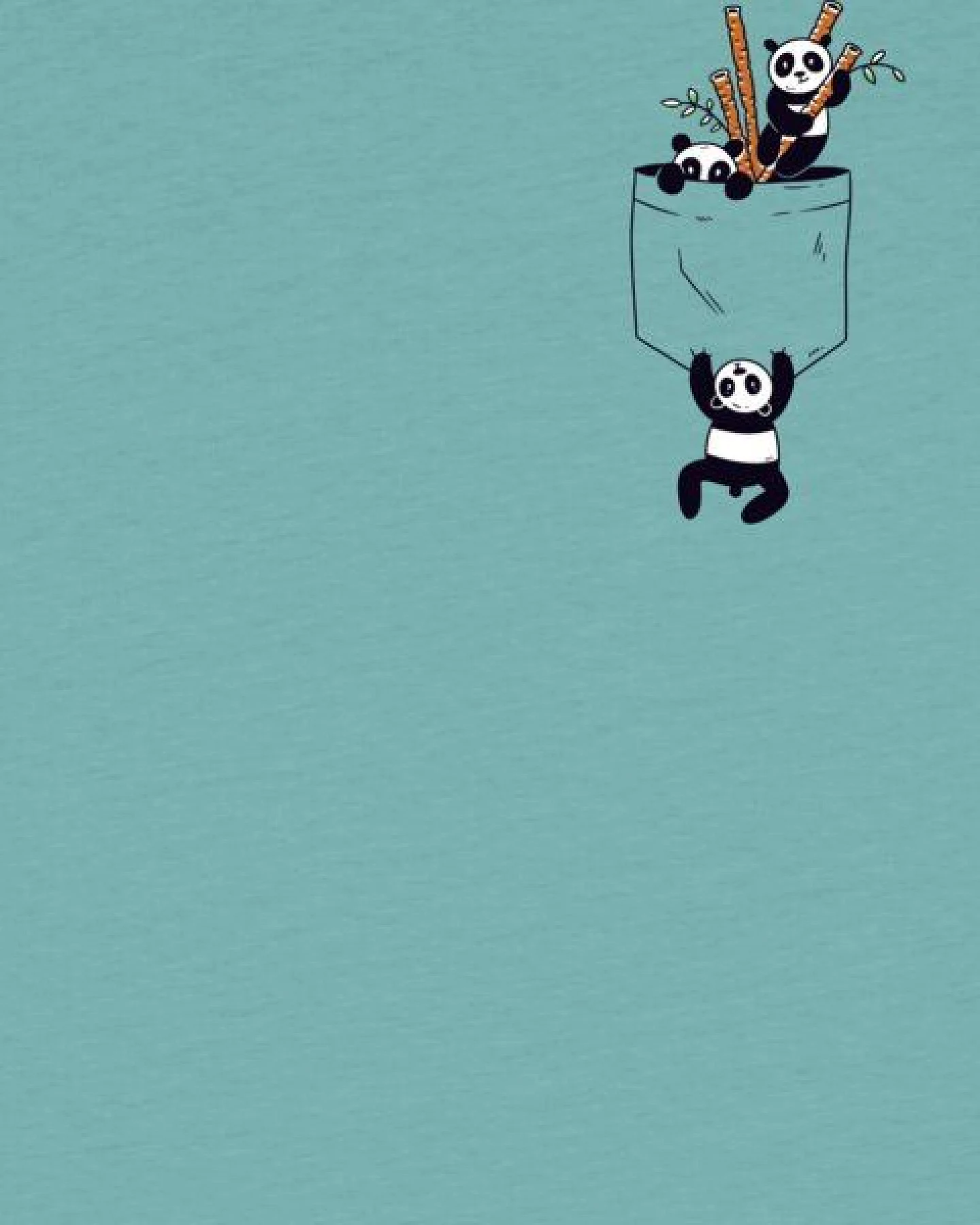 watabout.kids T-Shirt Kinder Pocket Pandas – Ansicht 2