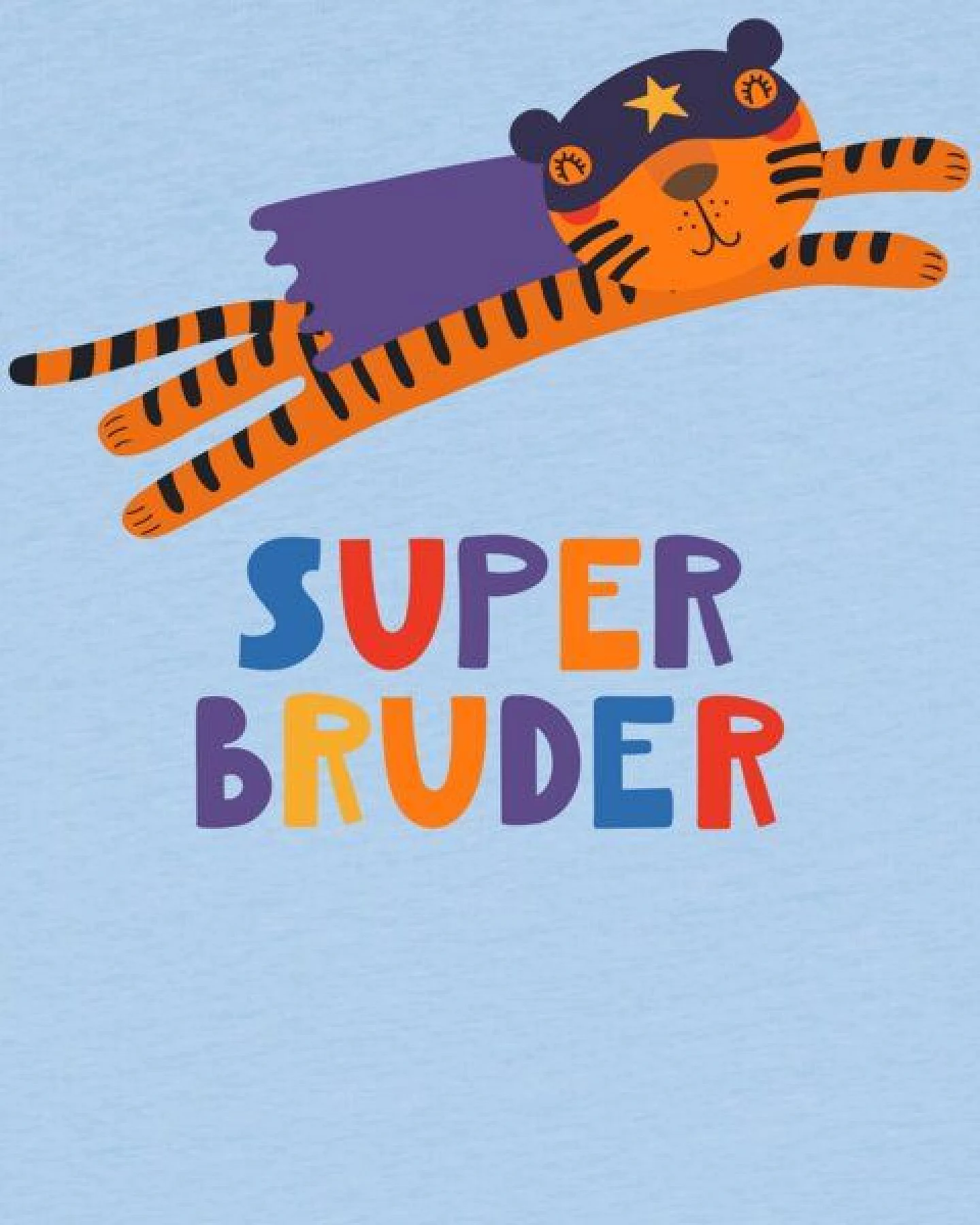 watabout.kids T-Shirt Kinder Tiger Superbruder – Ansicht 2