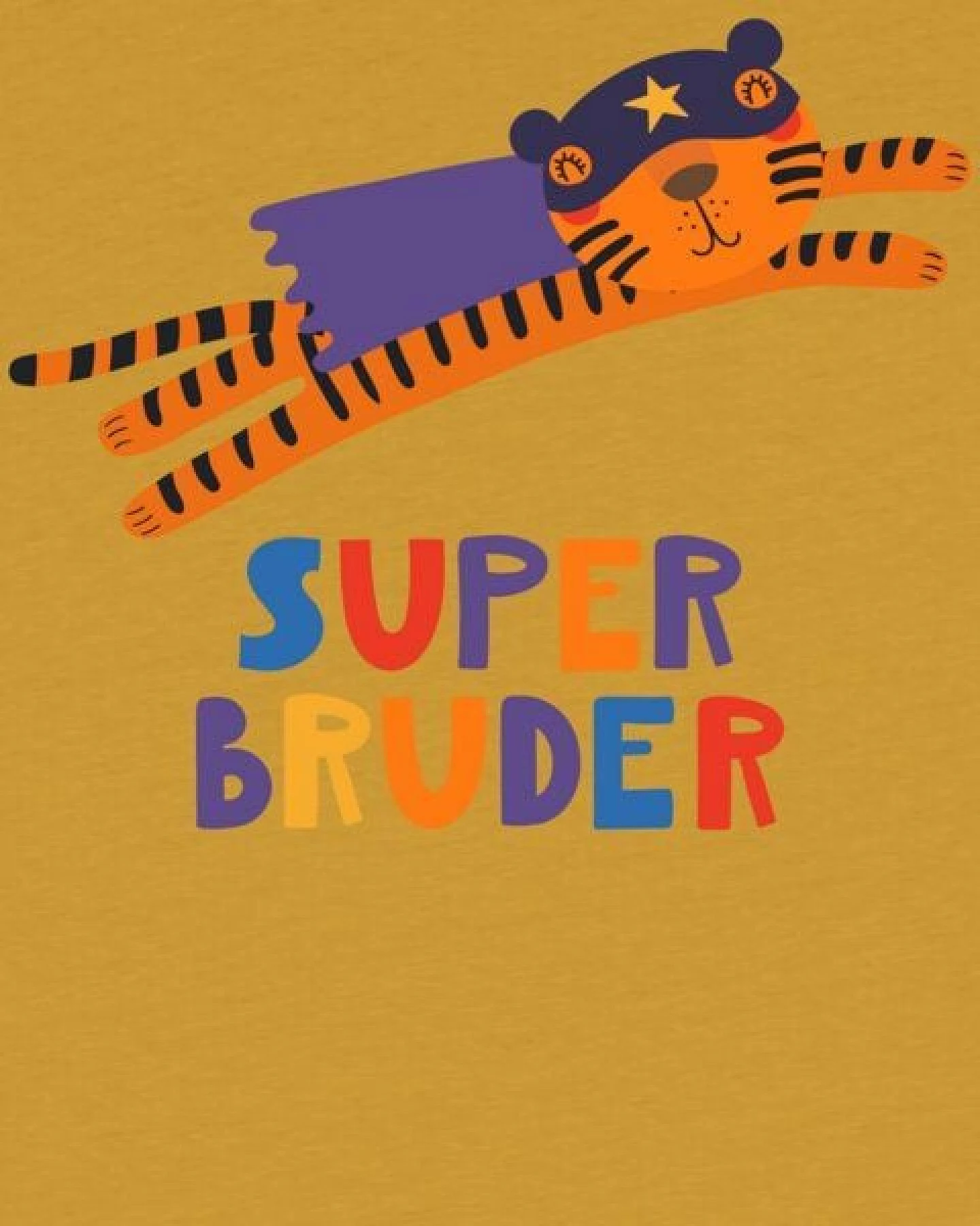 watabout.kids T-Shirt Kinder Tiger Superbruder – Ansicht 2