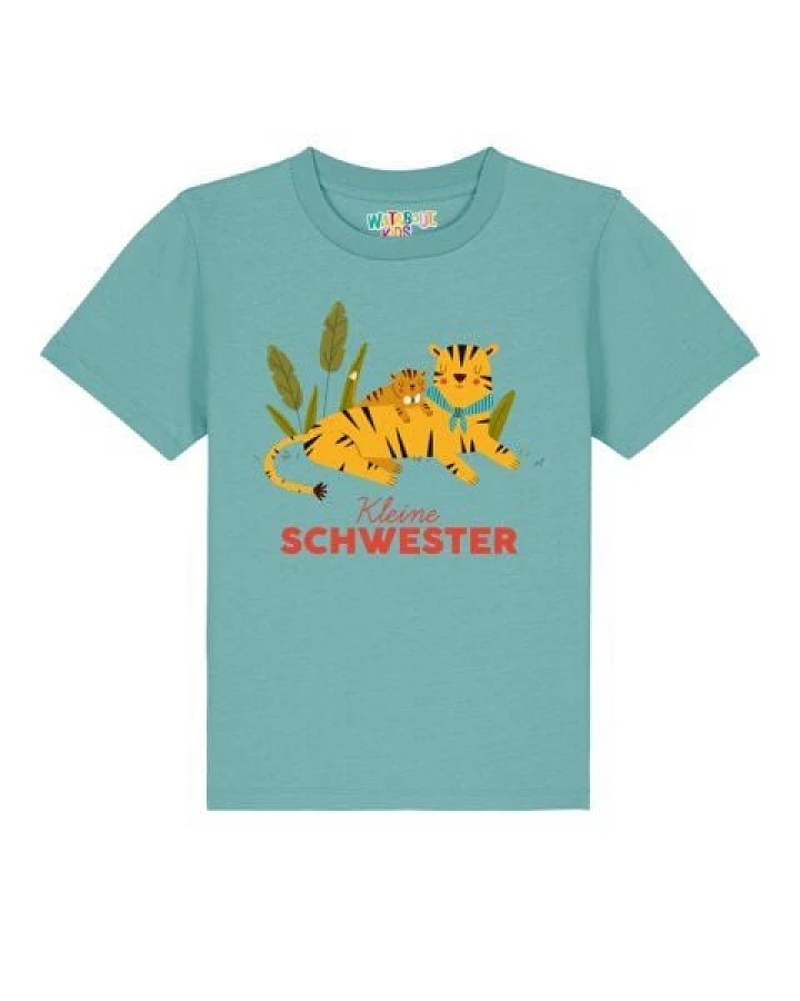watabout.kids T-Shirt Kinder Tiger Kleine Schwester