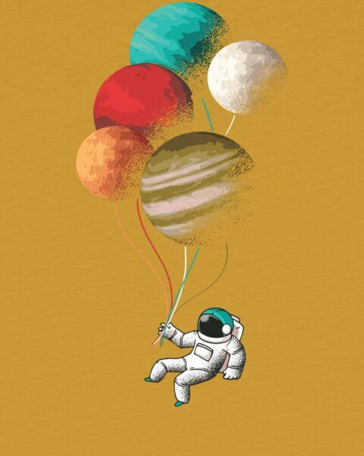 watabout.kids T-Shirt Kinder Balloon Spaceman – Ansicht 2