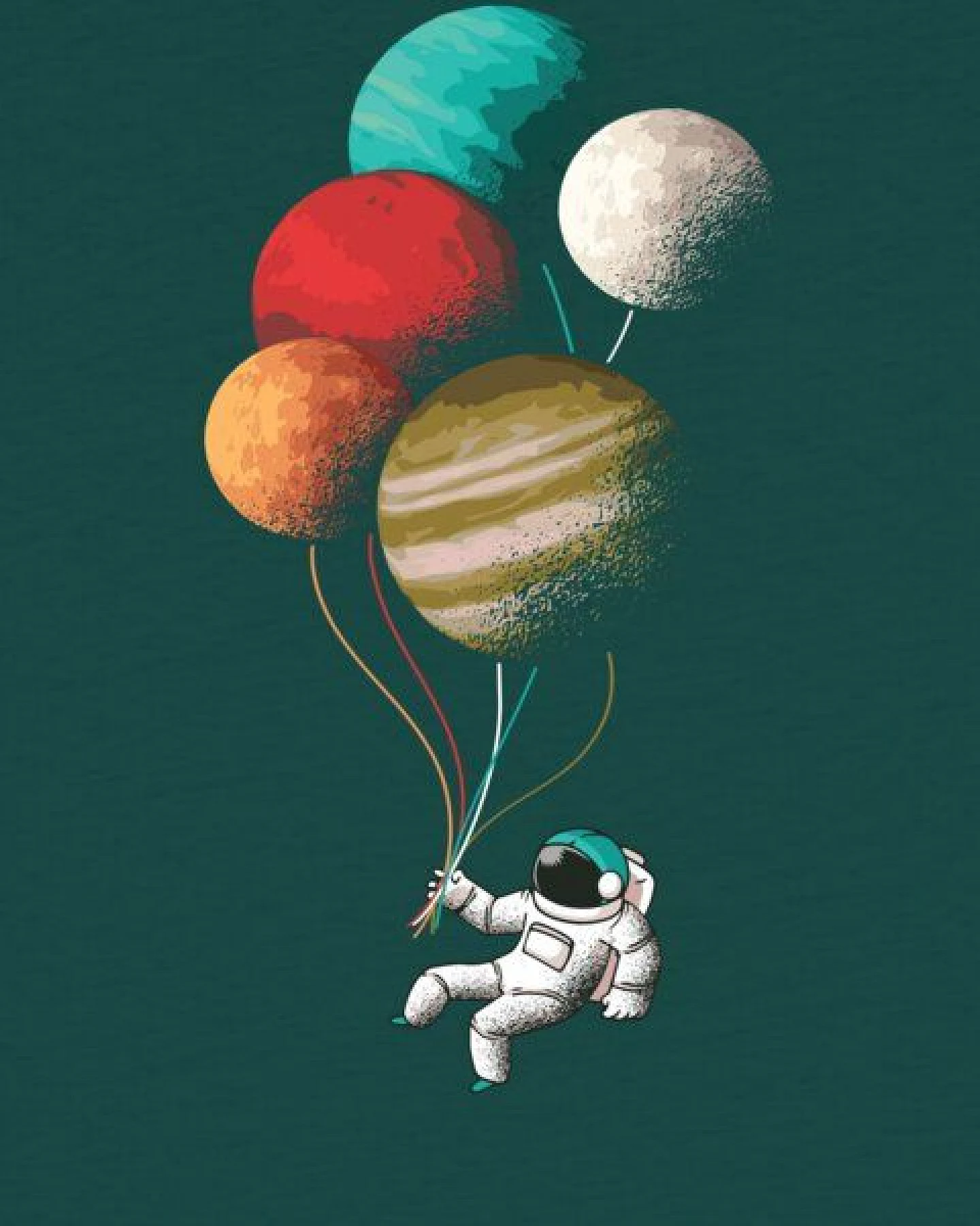 watabout.kids T-Shirt Kinder Balloon Spaceman – Ansicht 2