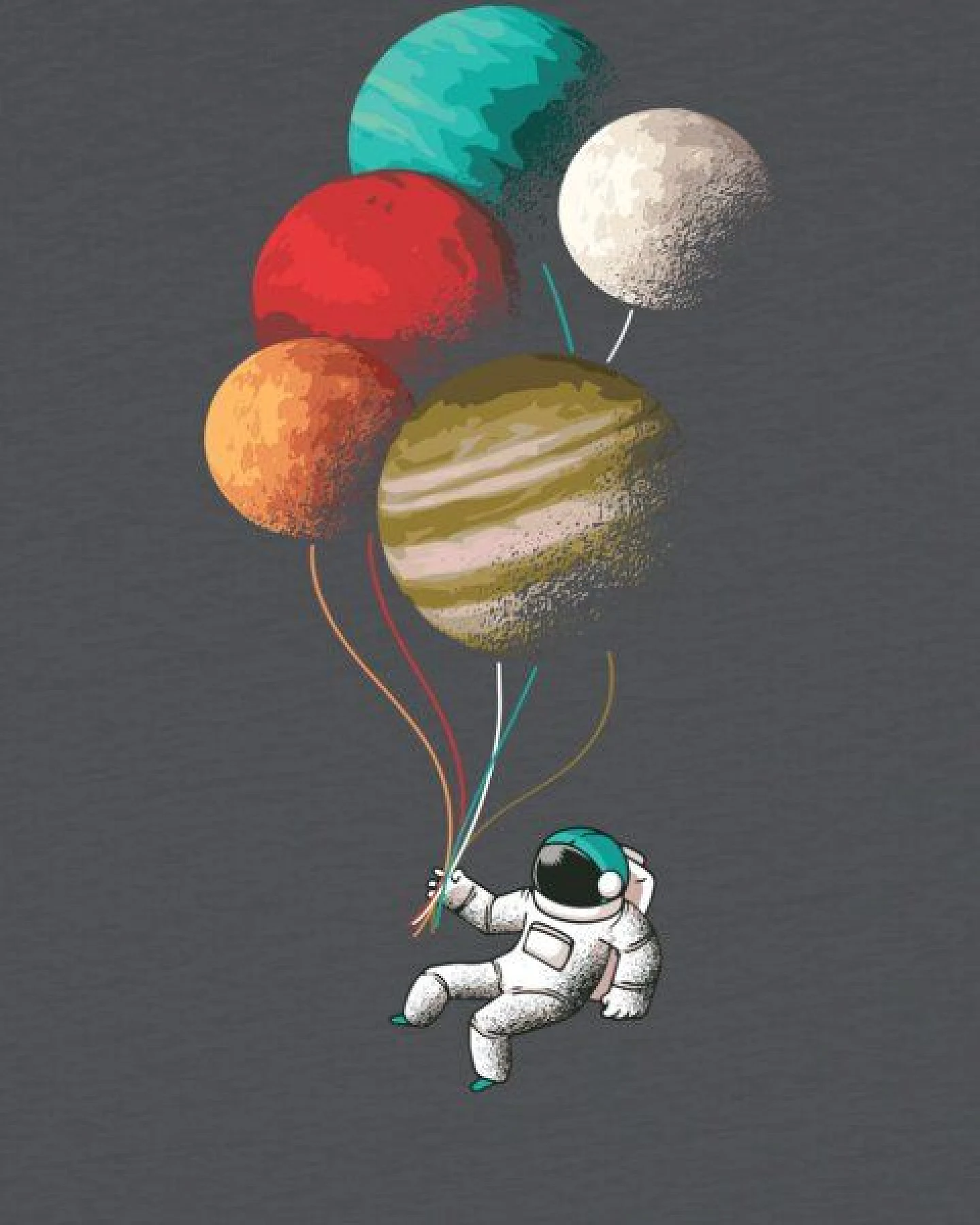 watabout.kids T-Shirt Kinder Balloon Spaceman – Ansicht 2