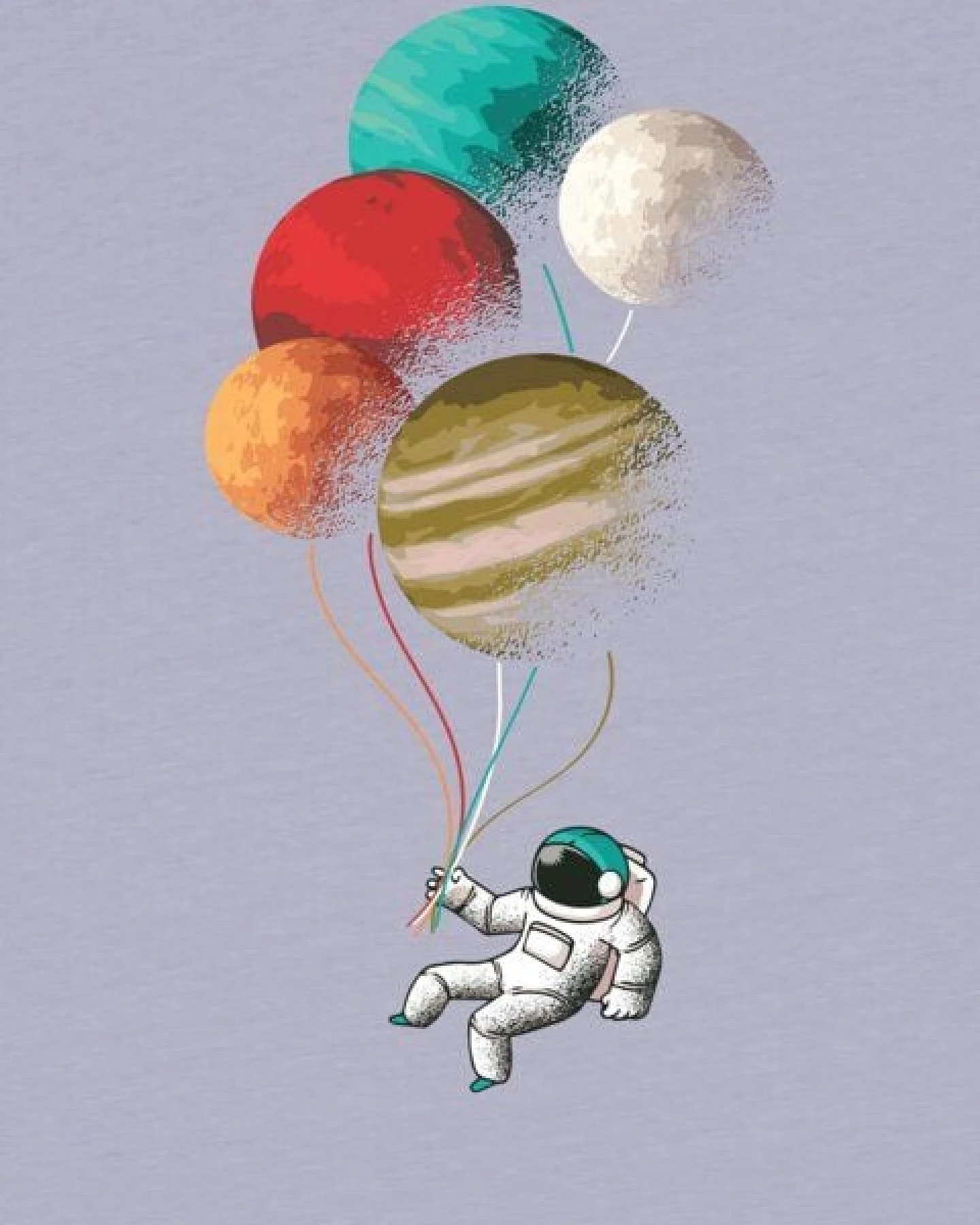 watabout.kids T-Shirt Kinder Balloon Spaceman – Ansicht 2