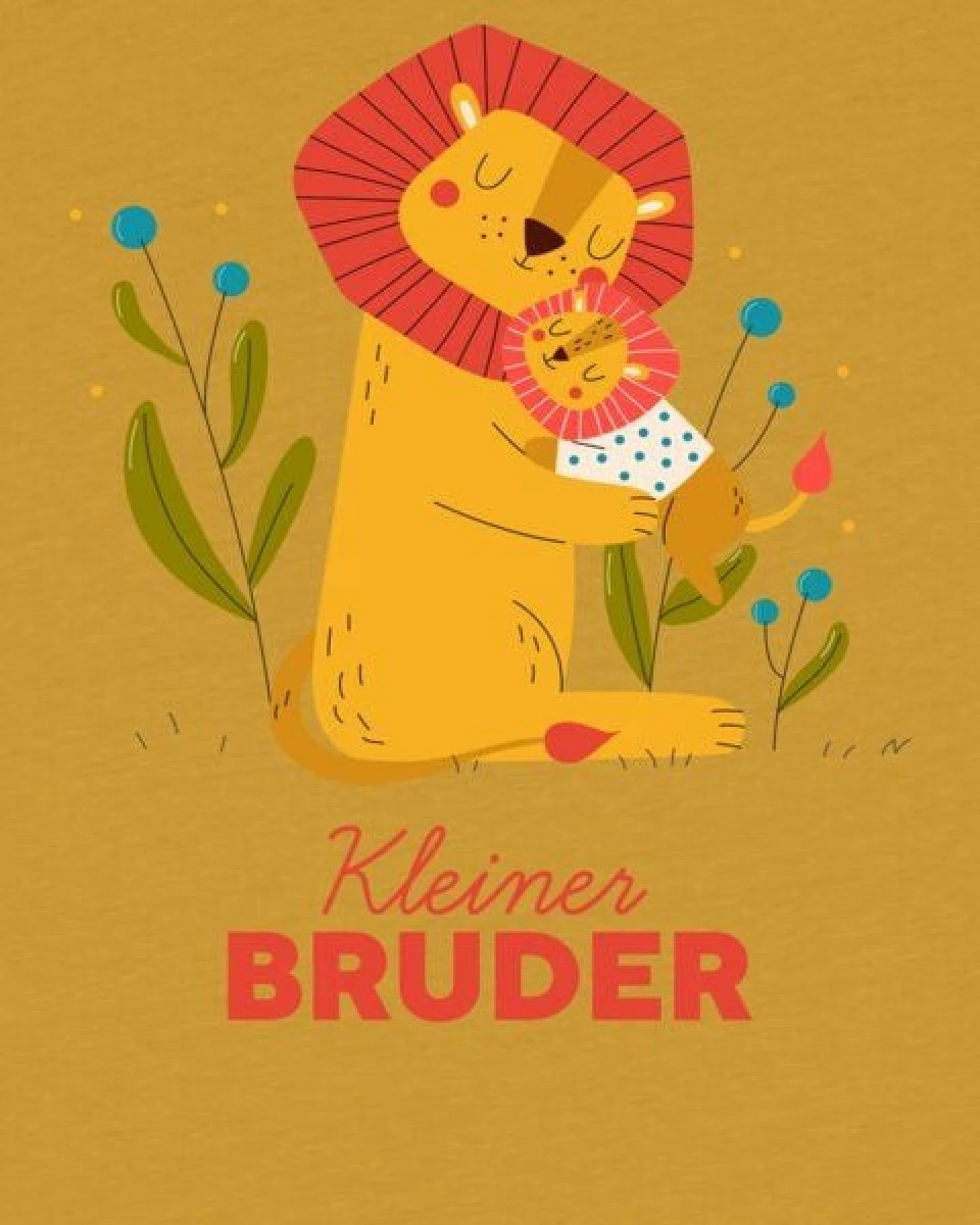watabout.kids T-Shirt Kinder Löwen Kleiner Bruder – Ansicht 2
