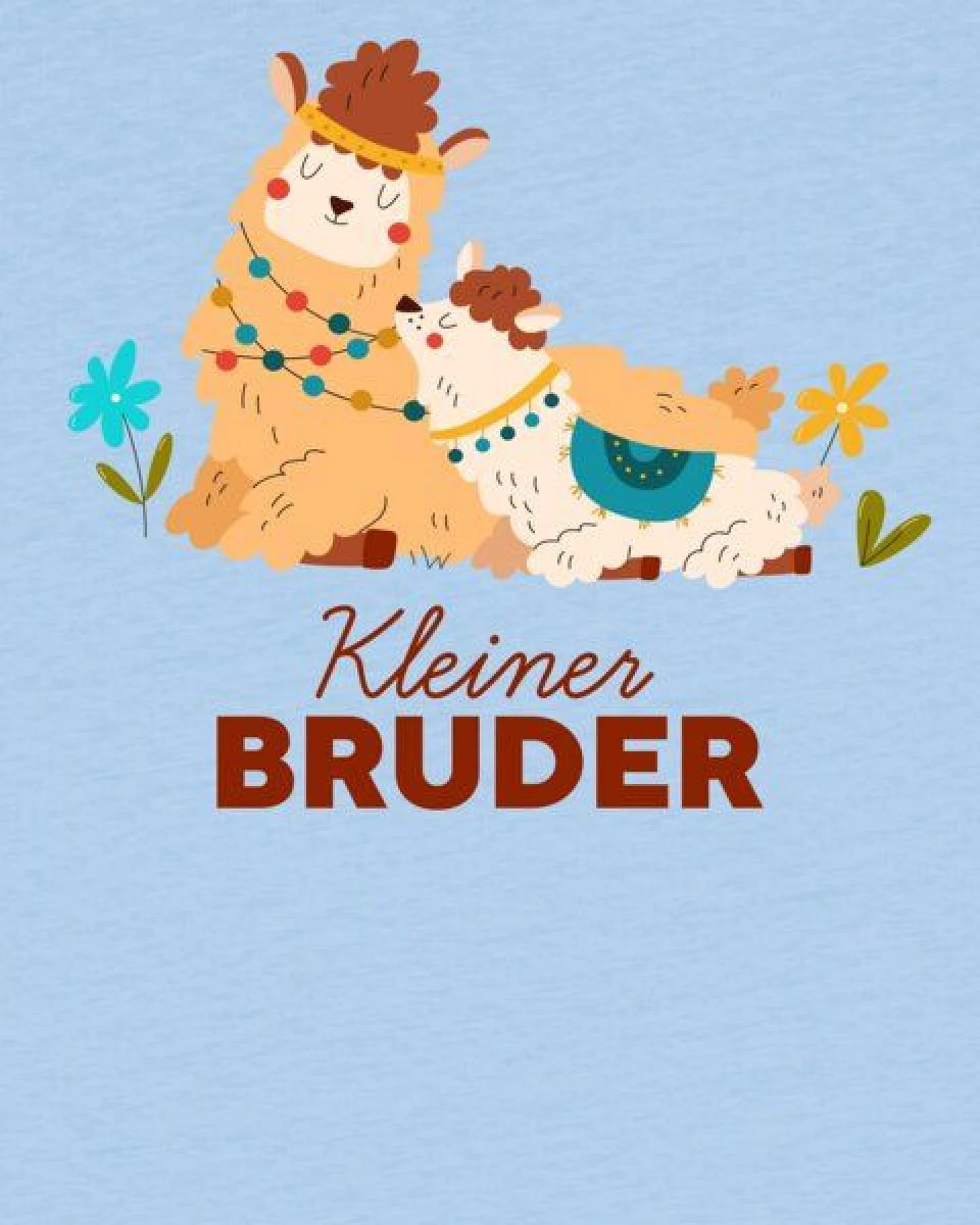 watabout.kids T-Shirt Kinder Lama Kleiner Bruder – Ansicht 2